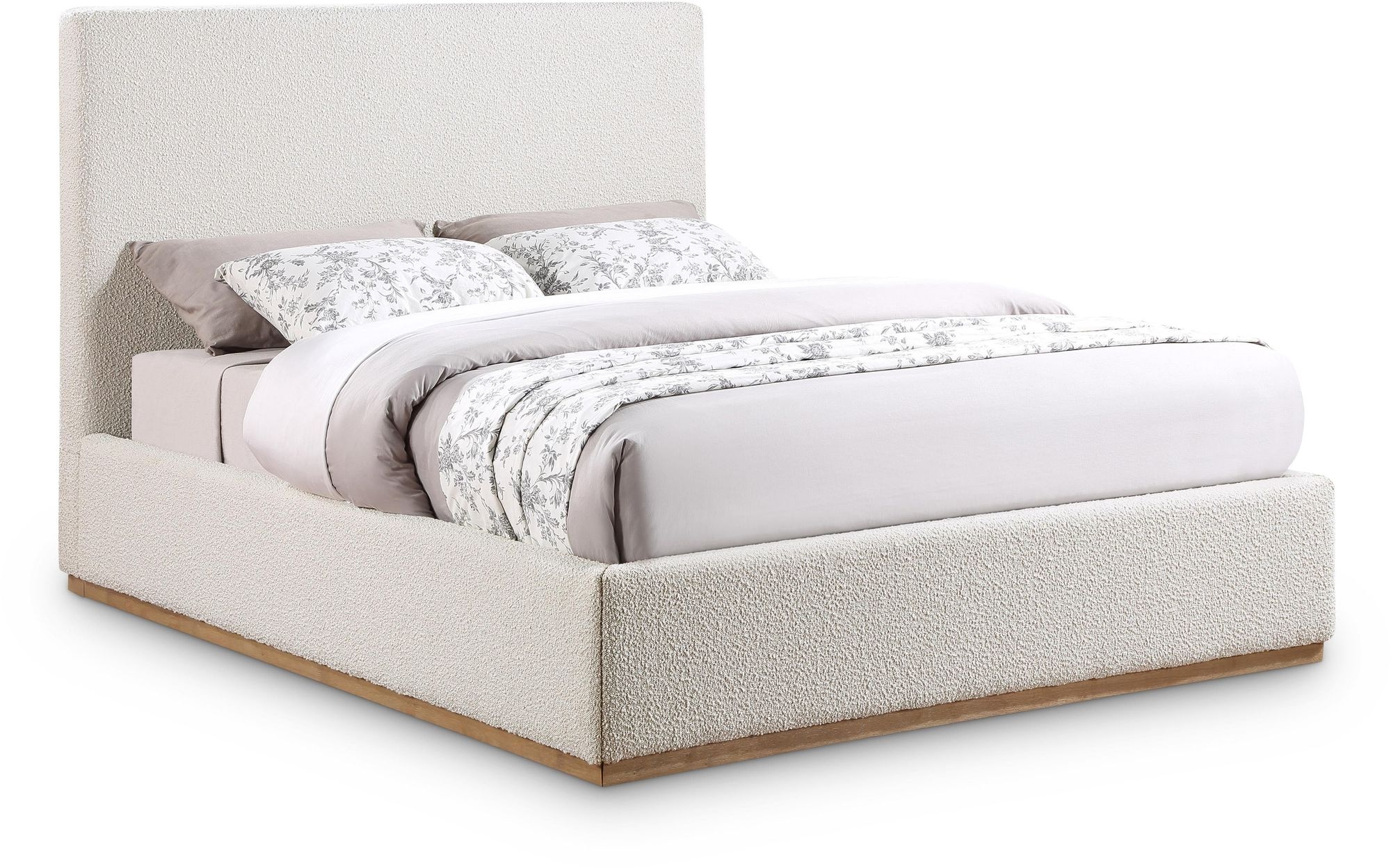 Monaco Boucle Fabric Bed