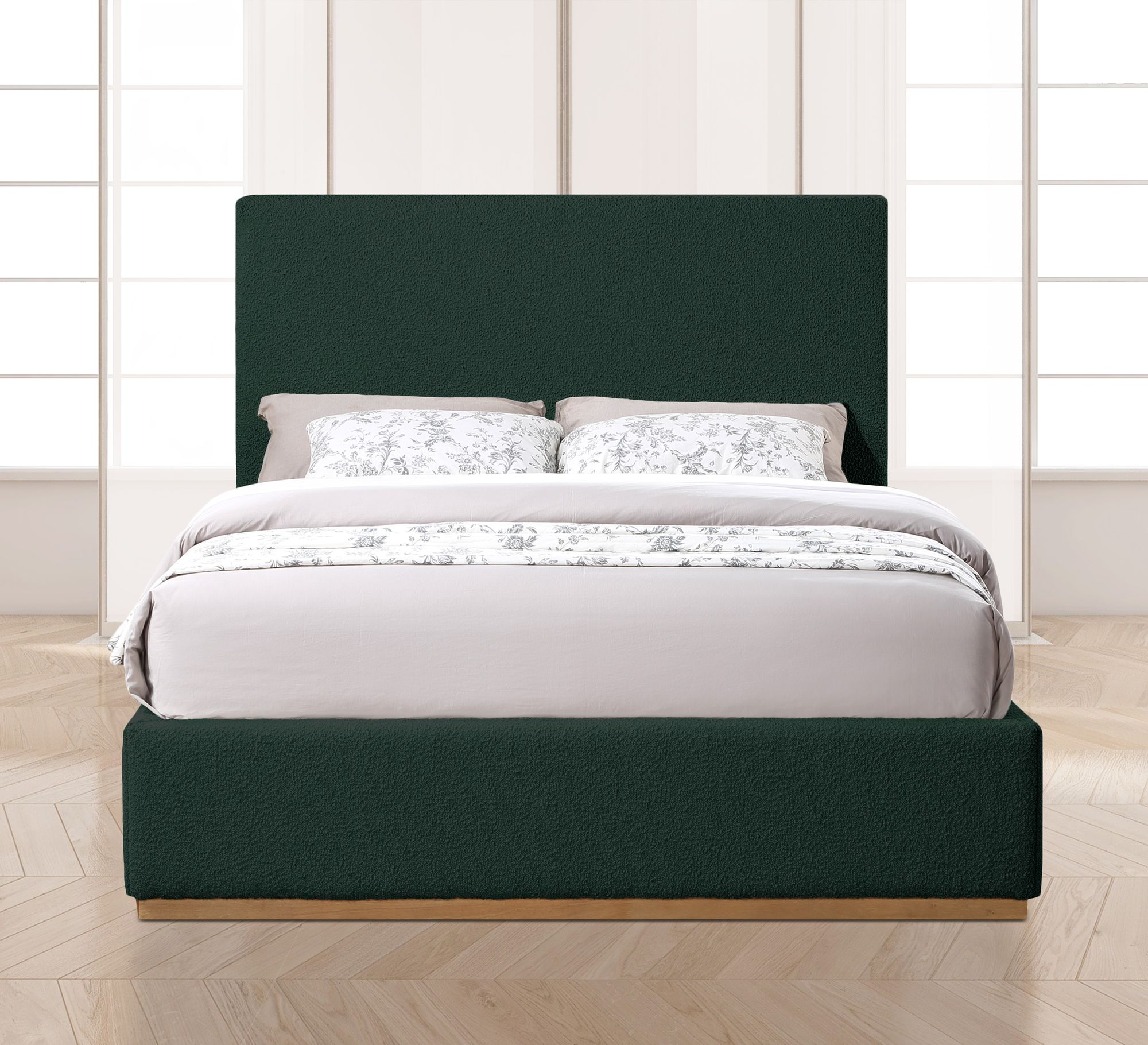 Monaco Boucle Fabric Full Size Bed