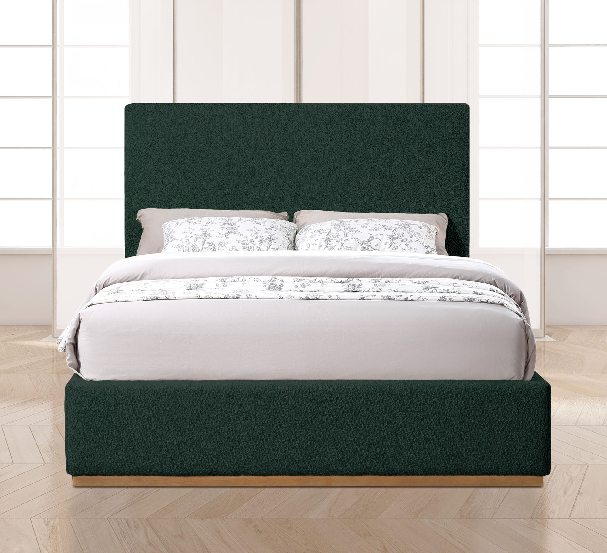 Monaco Boucle Fabric Bed