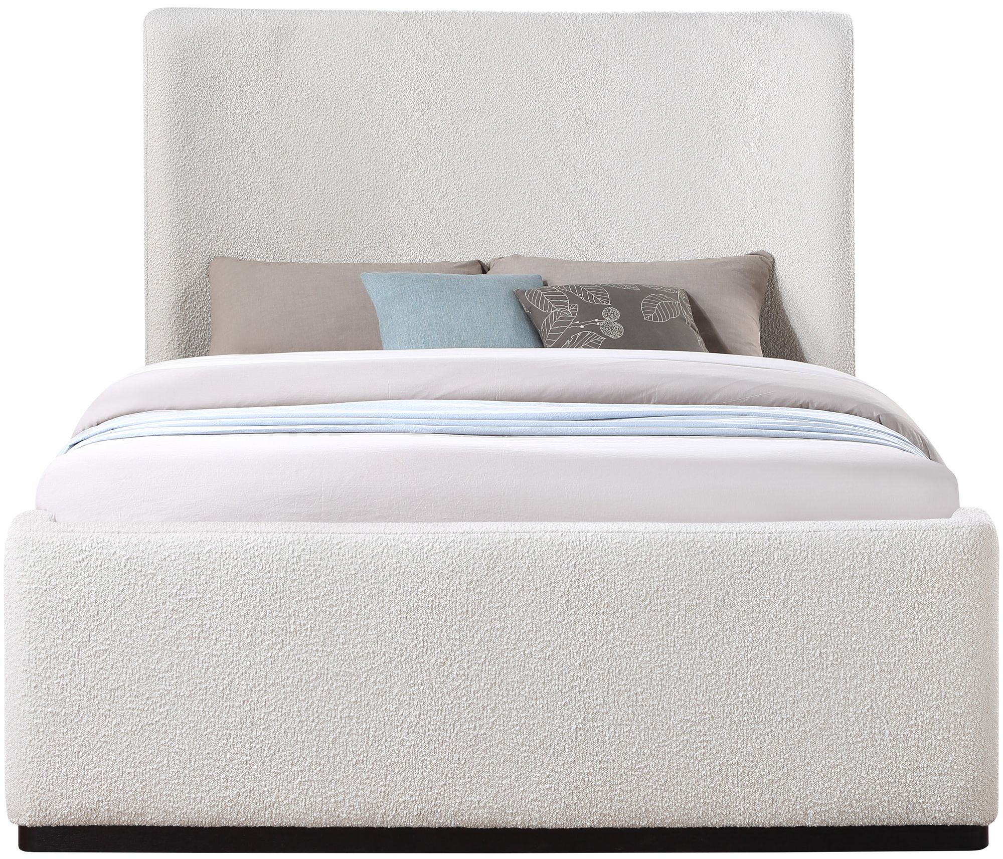 Oliver Boucle Fabric Full Size Bed