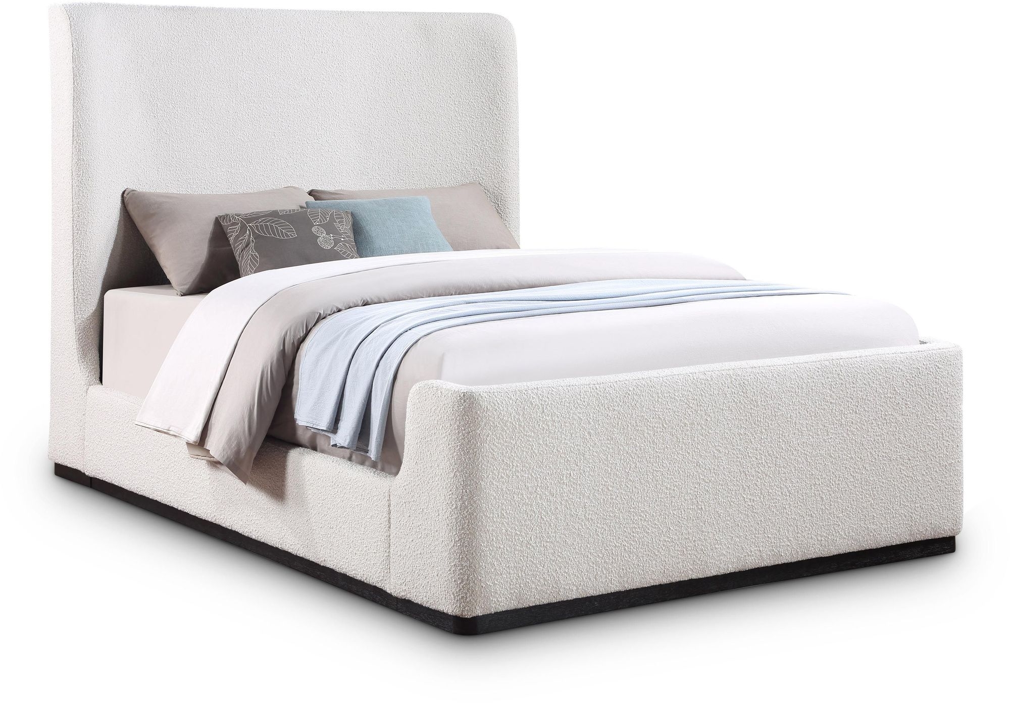 Oliver Boucle Fabric Bed