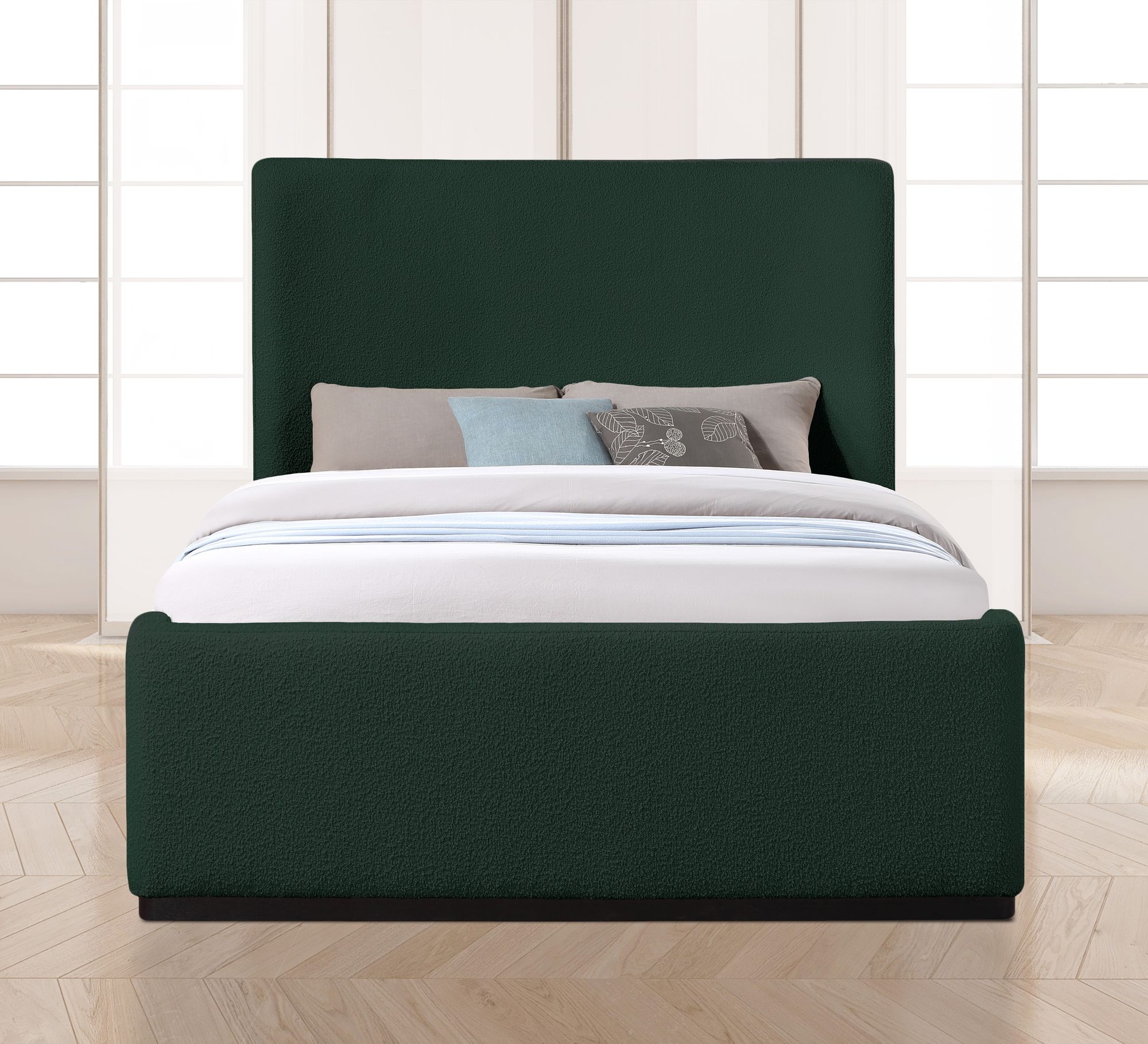 Oliver Boucle Fabric Bed