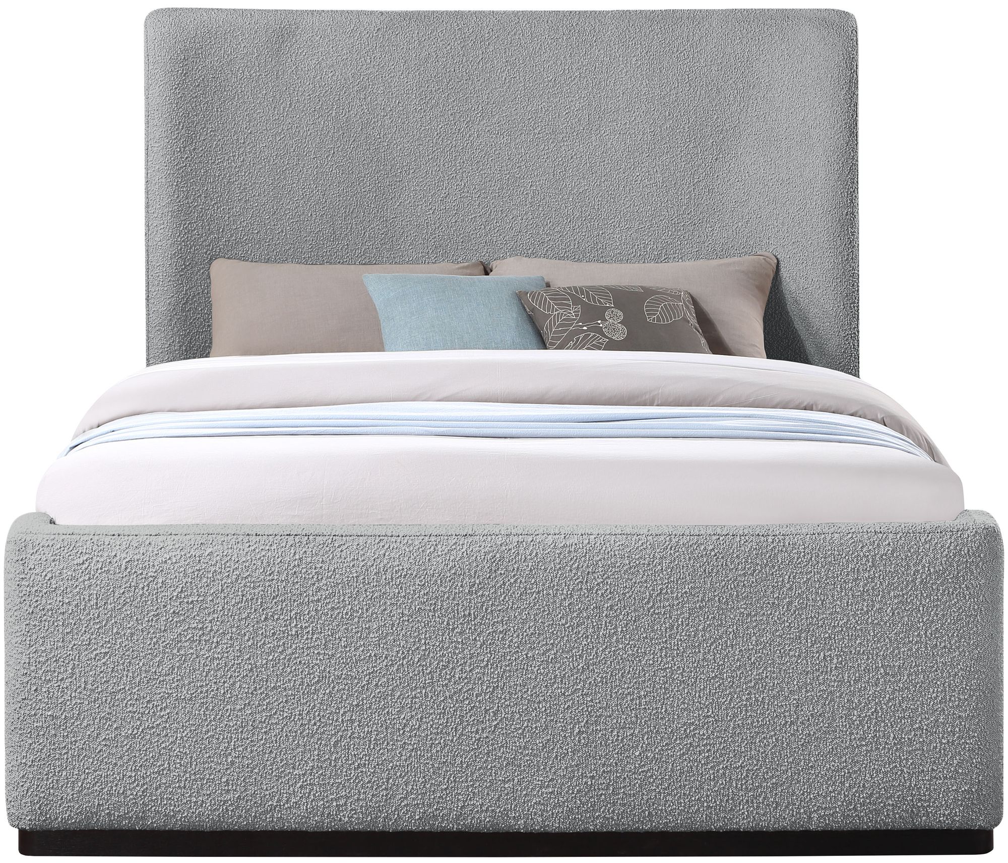 Oliver Boucle Fabric Full Size Bed