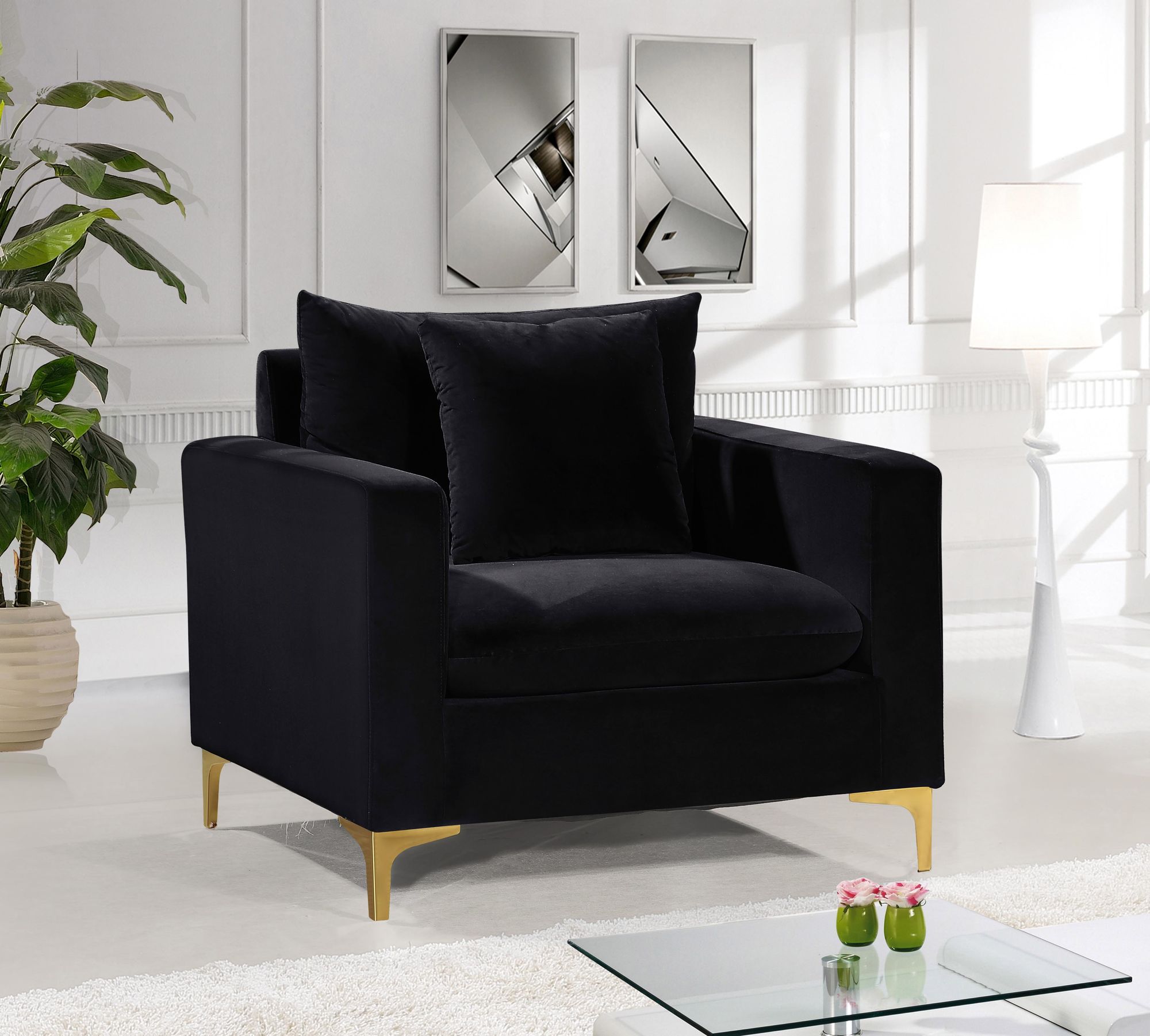 Naomi Velvet Chair