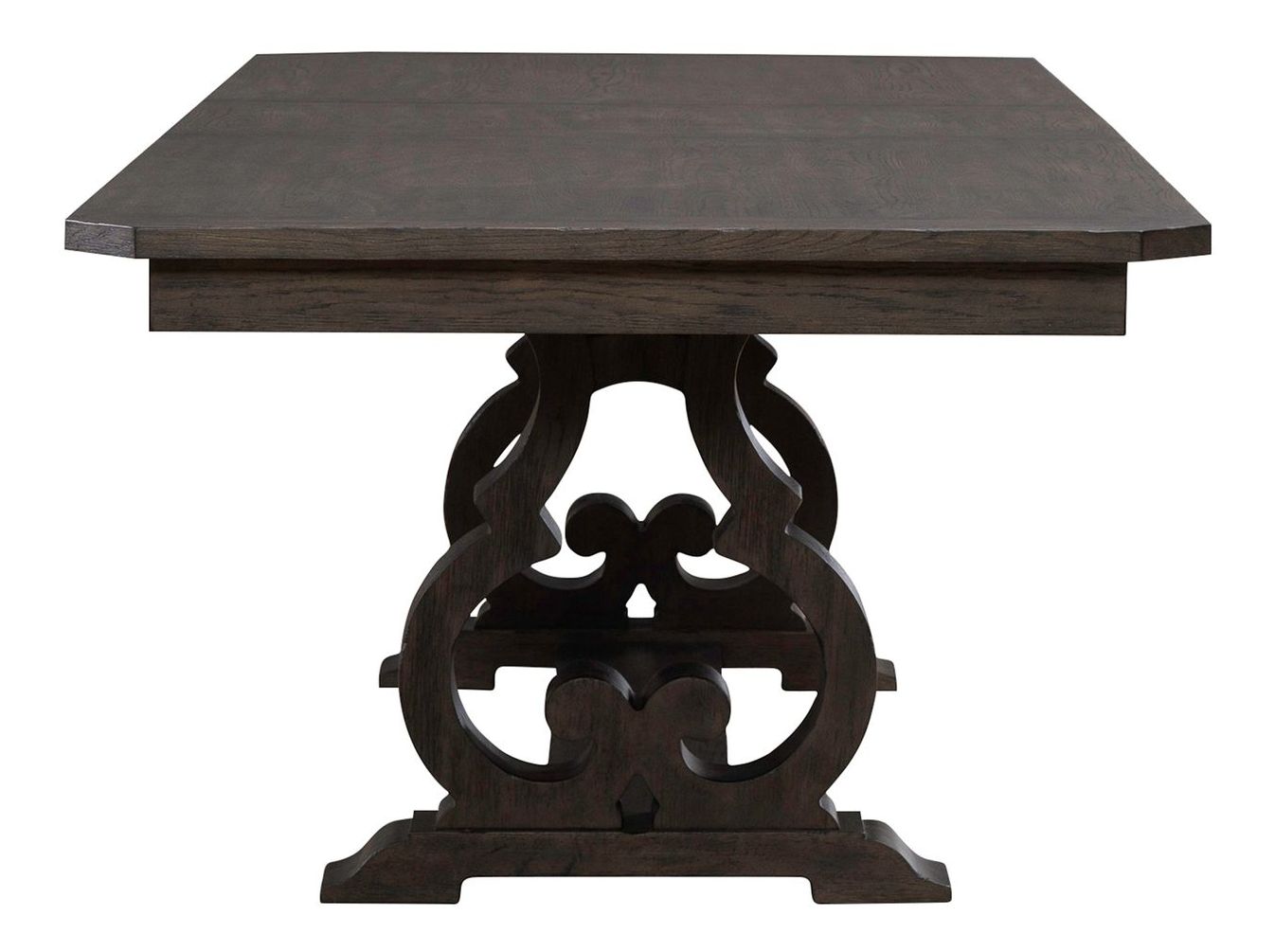 Grant Park Wood Extendable Trestle Table Set