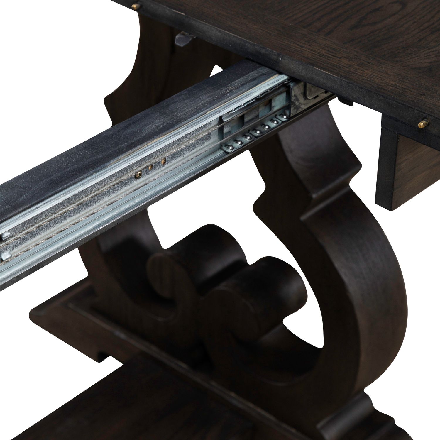 Grant Park Wood Extendable Trestle Table Set