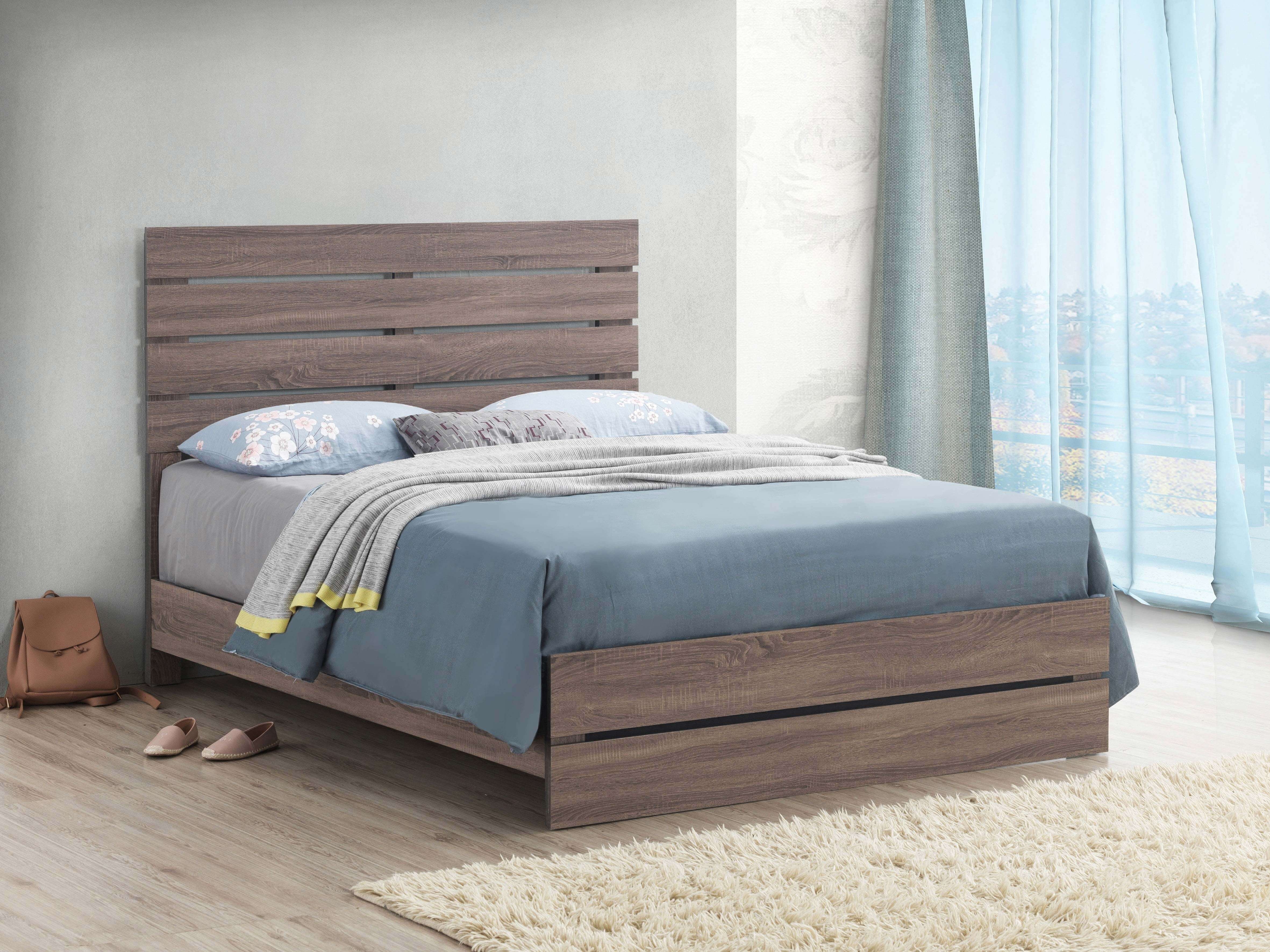 Brantford 3D Paper Veneer Panel Bed