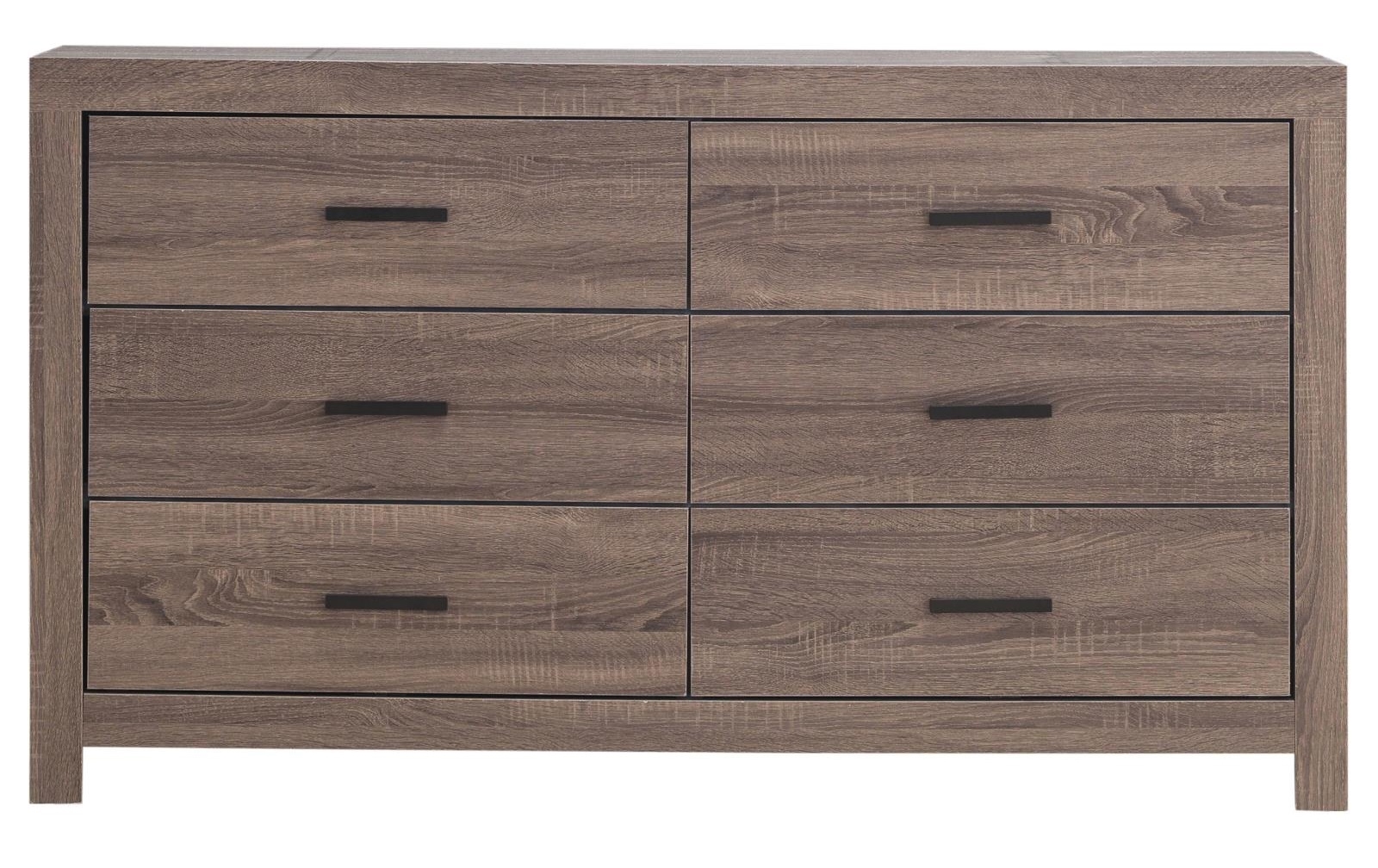 Brantford 3D Paper Veneer Dresser w/6 Drawers