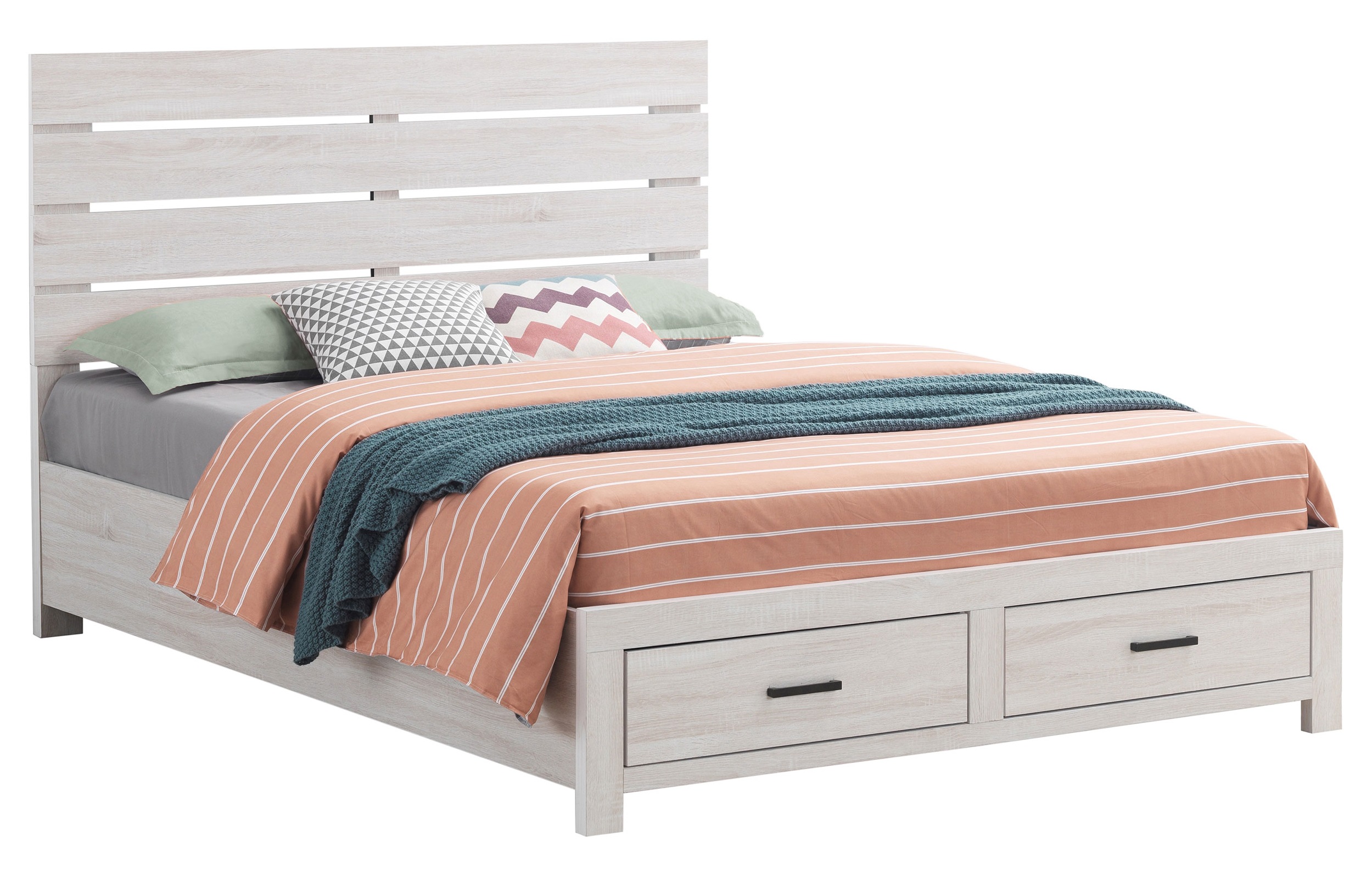 Marion Coastal White Storage Bedroom