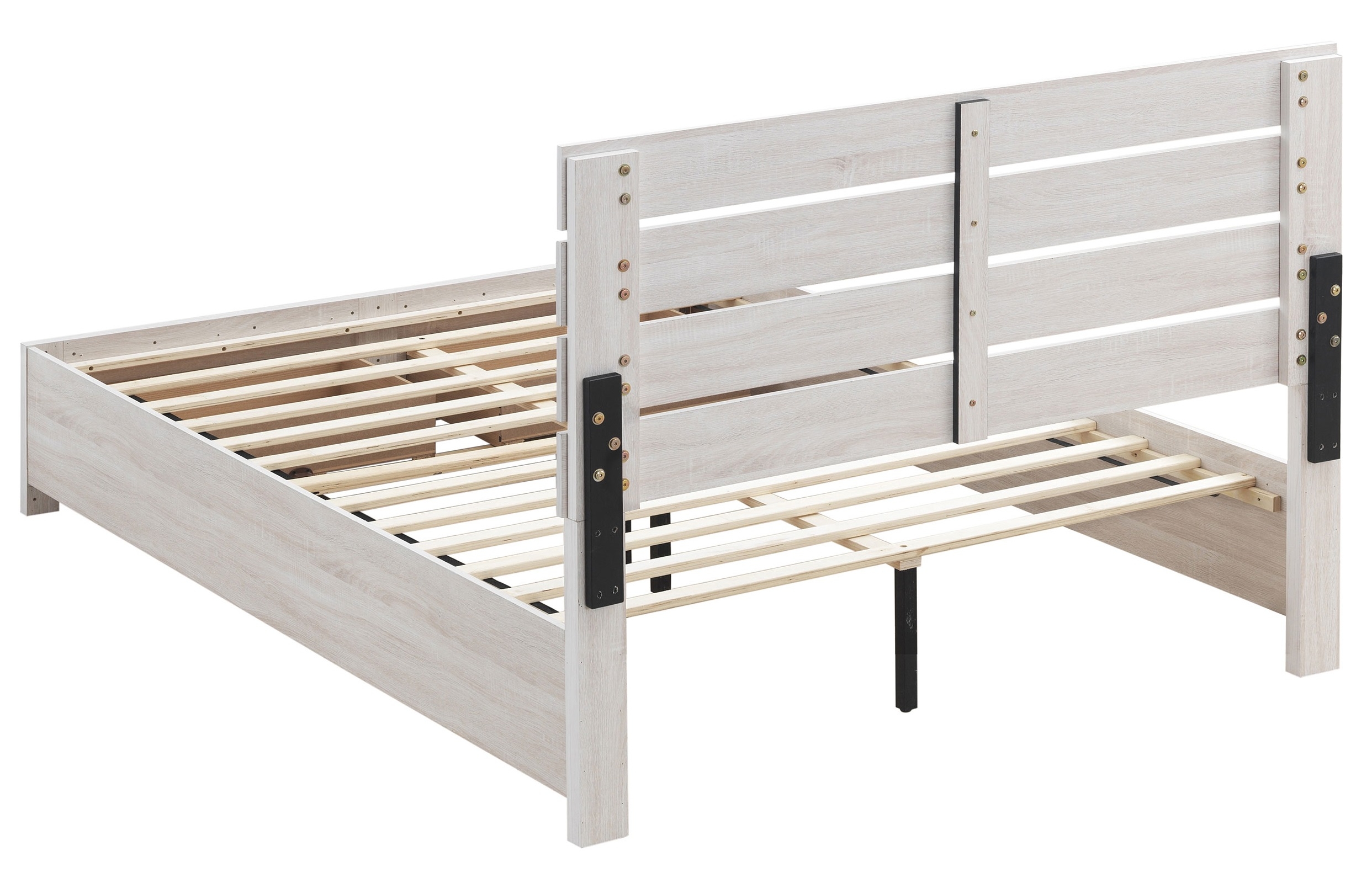 Brantford 3D Paper Veneer Storage Bed, Eastern King Size