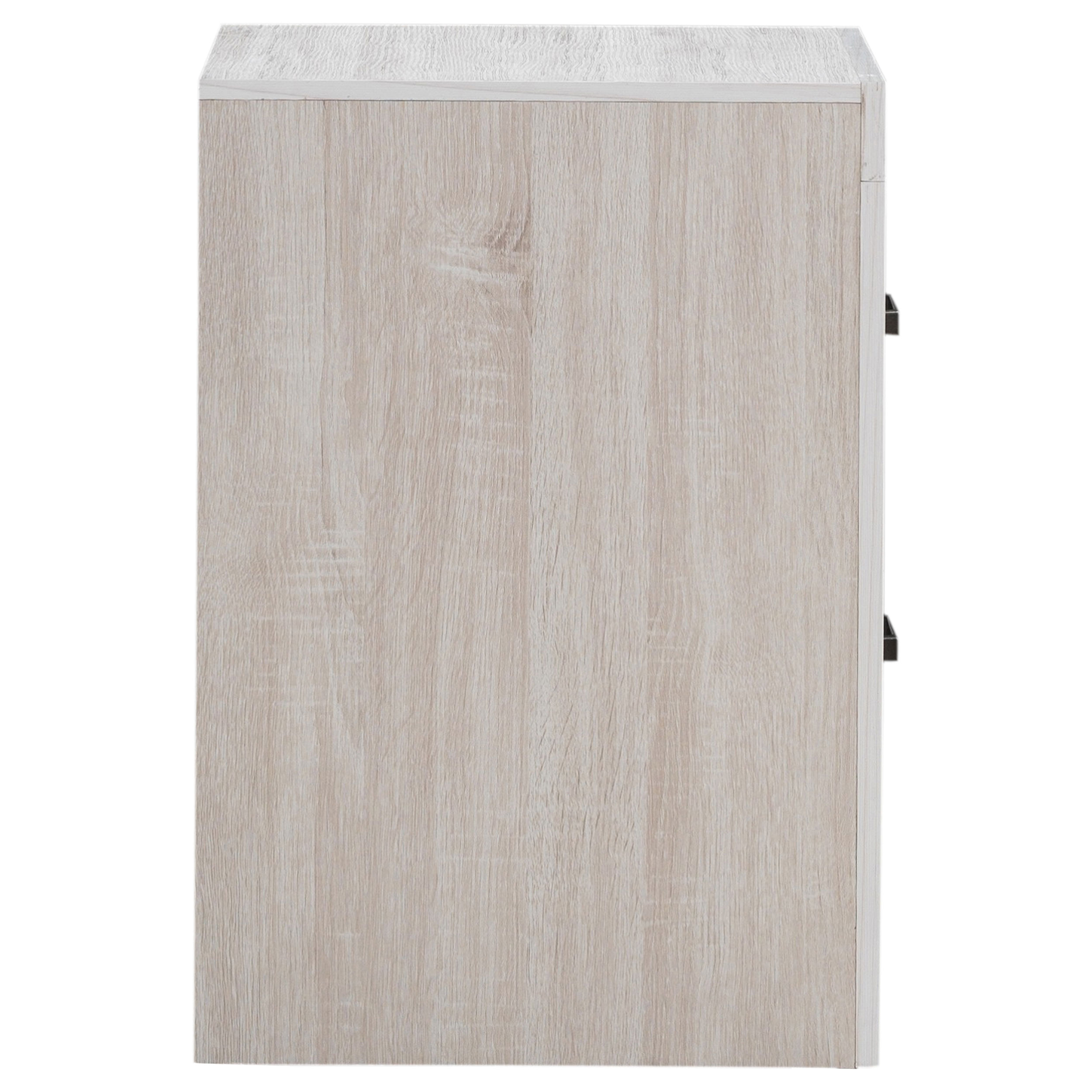 Coaster Home Furnishings Brantford 2-Drawer Nightstand Bedside Table Engineered Wood-Like Decorative Laminate Coastal
