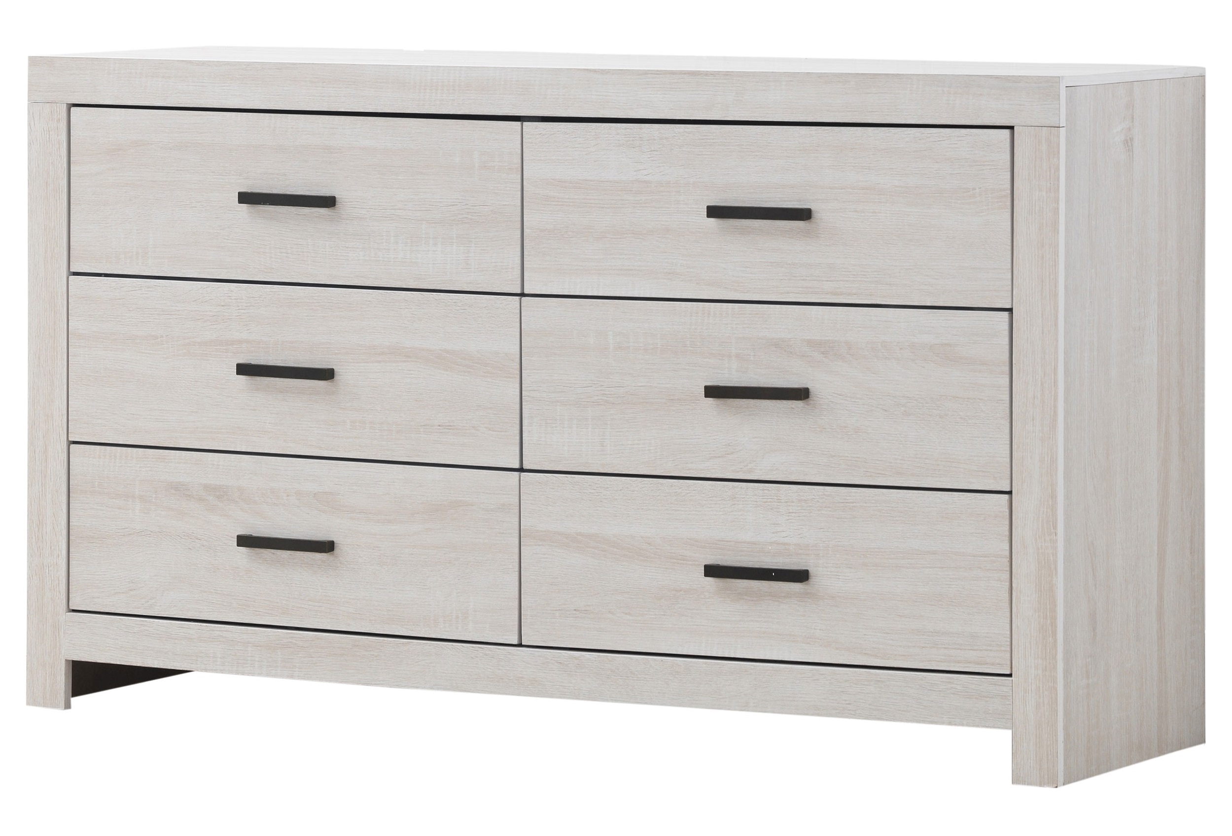 Coaster Bedroom Brantford 6-drawer Dresser Coastal White 