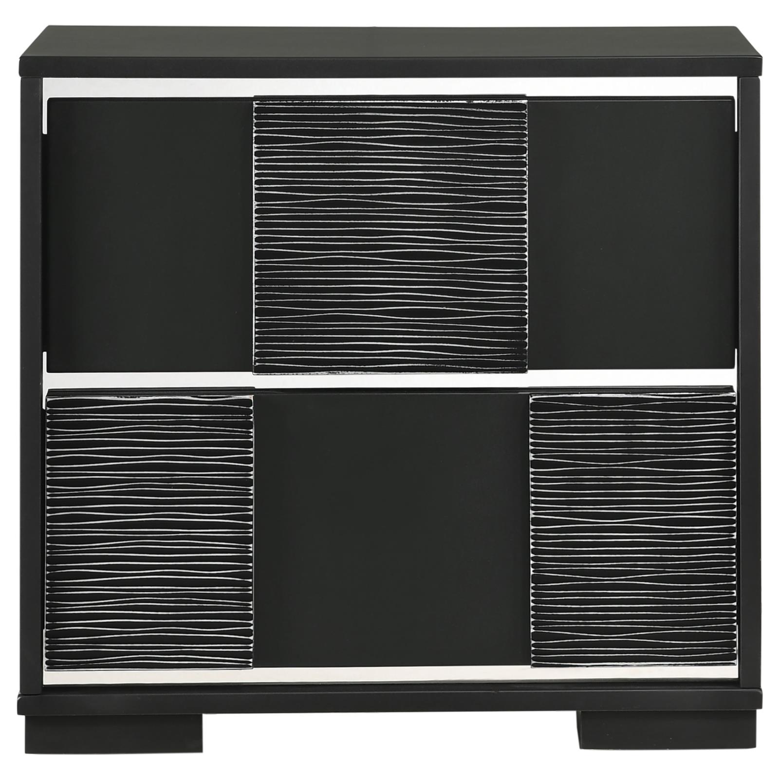 Blacktoft Wood Nightstand w/2 Drawers