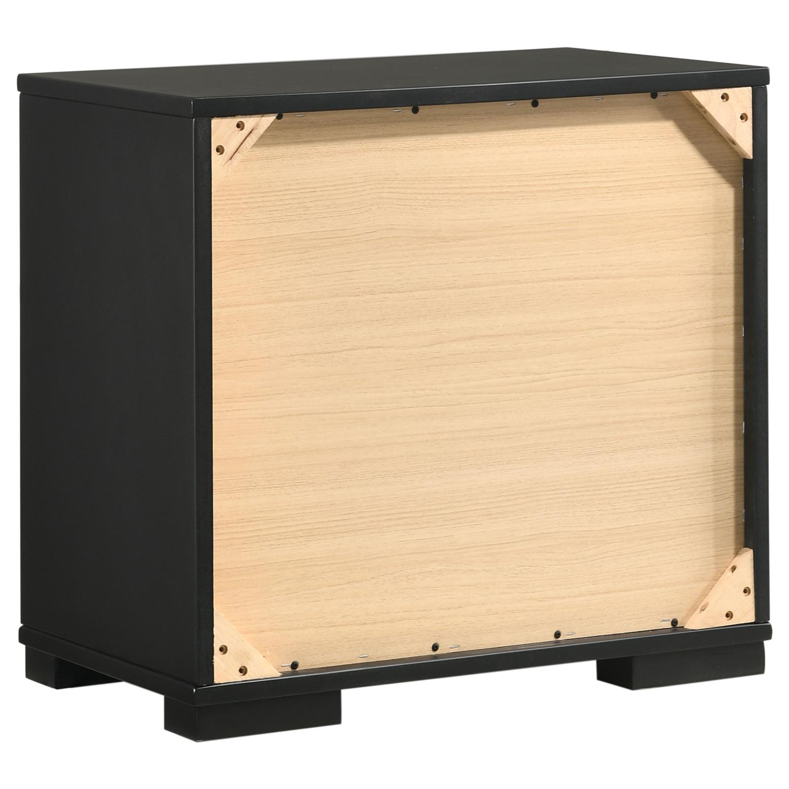 Blacktoft Wood Nightstand w/2 Drawers