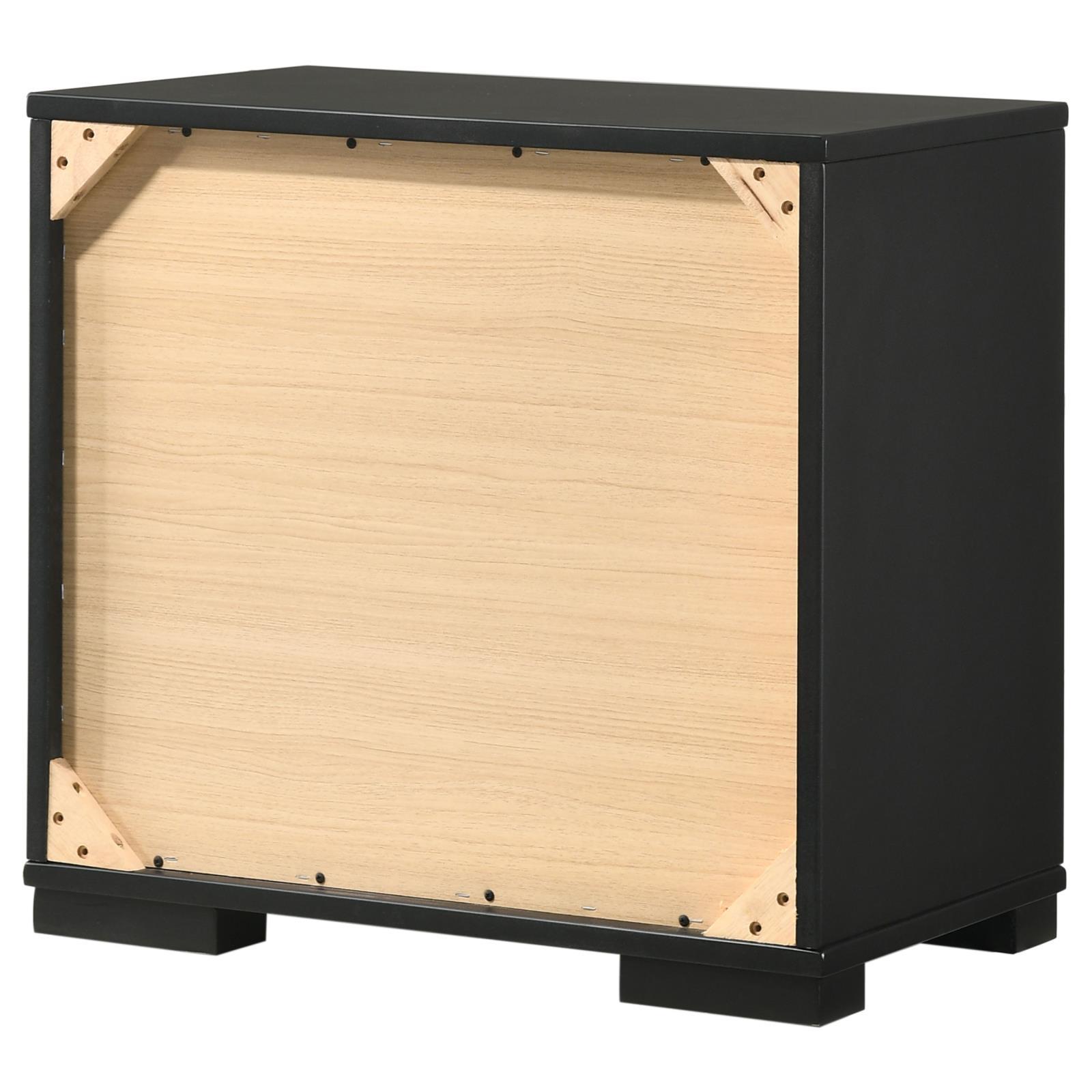 Blacktoft Wood Nightstand w/2 Drawers