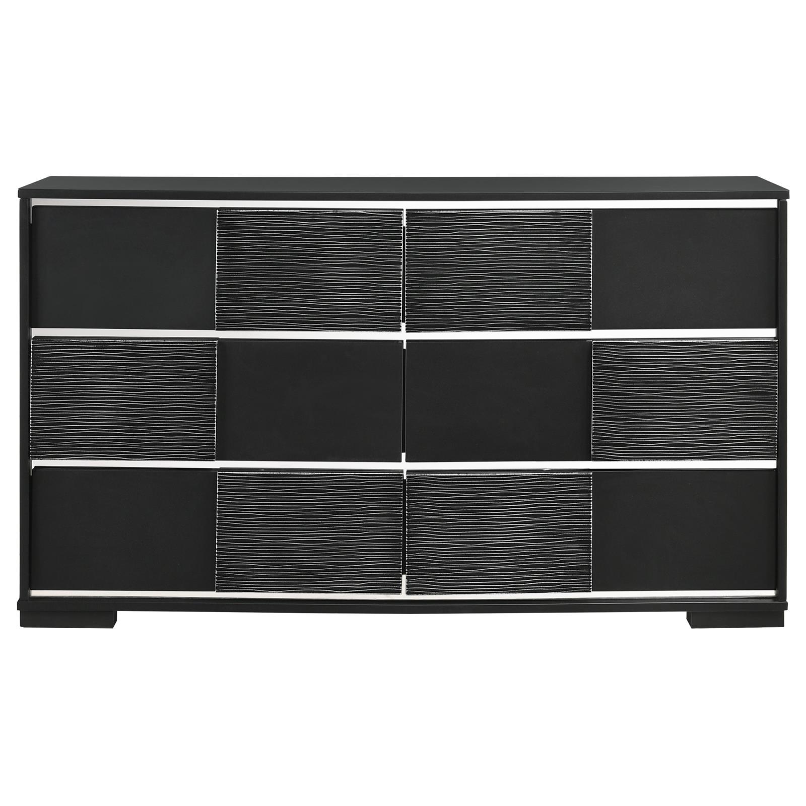 Blacktoft Wood Dresser w/6 Drawers