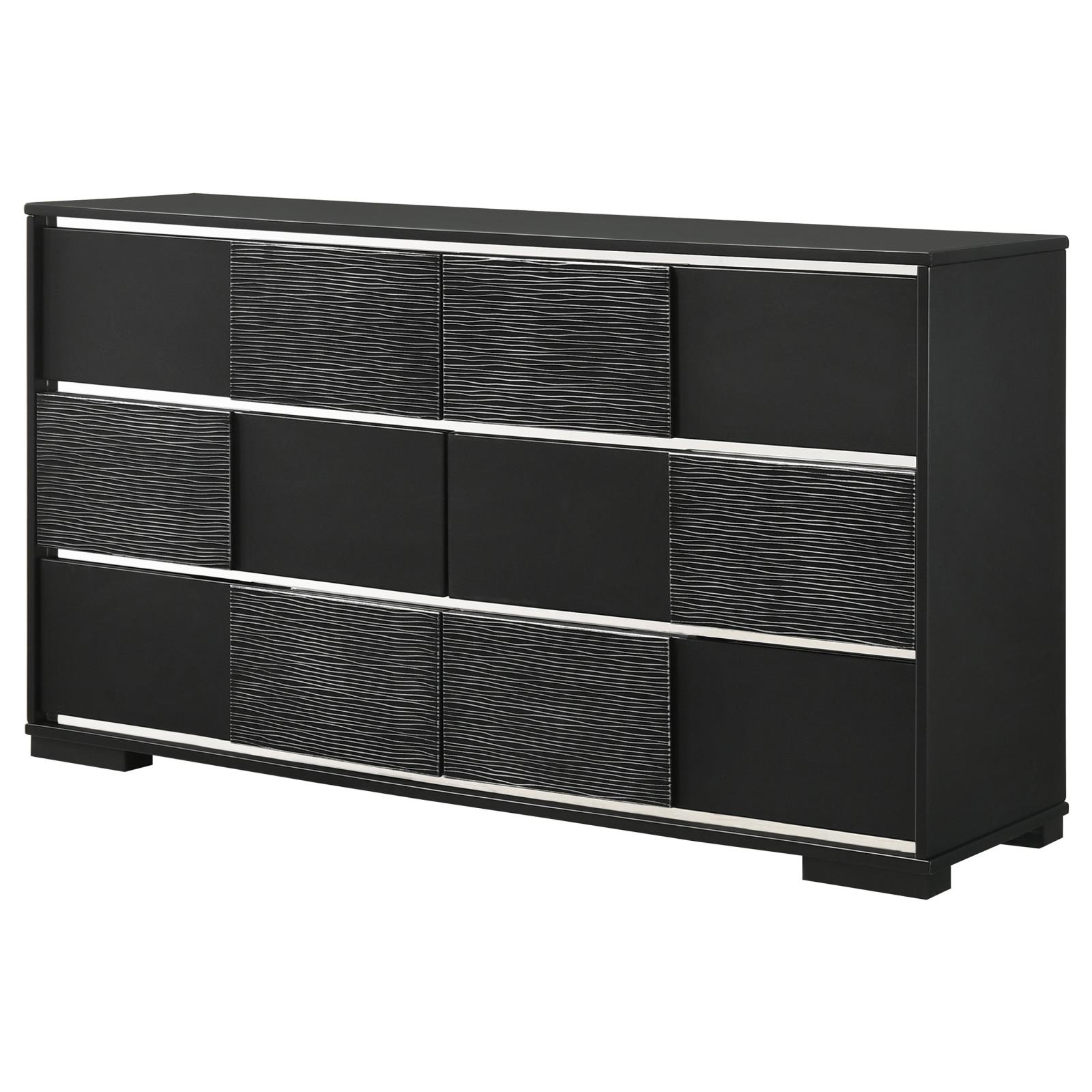 Blacktoft Wood Dresser w/6 Drawers