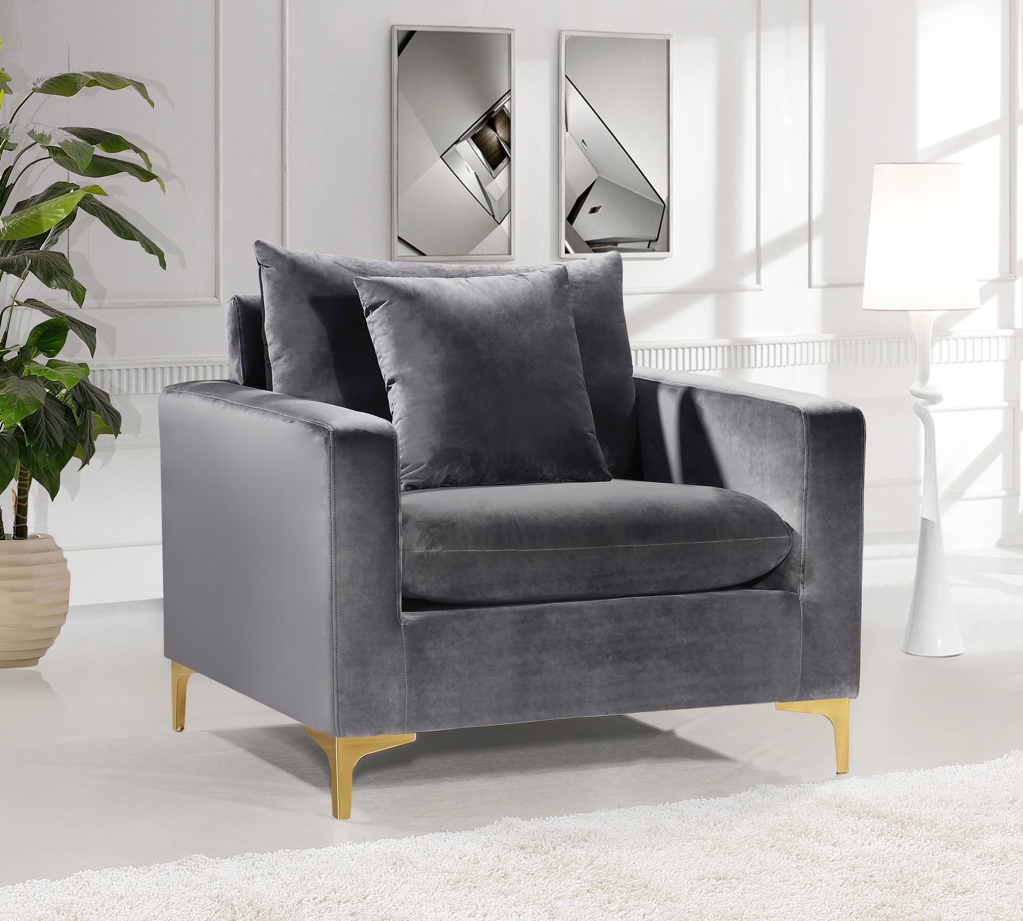 Naomi Velvet Chair