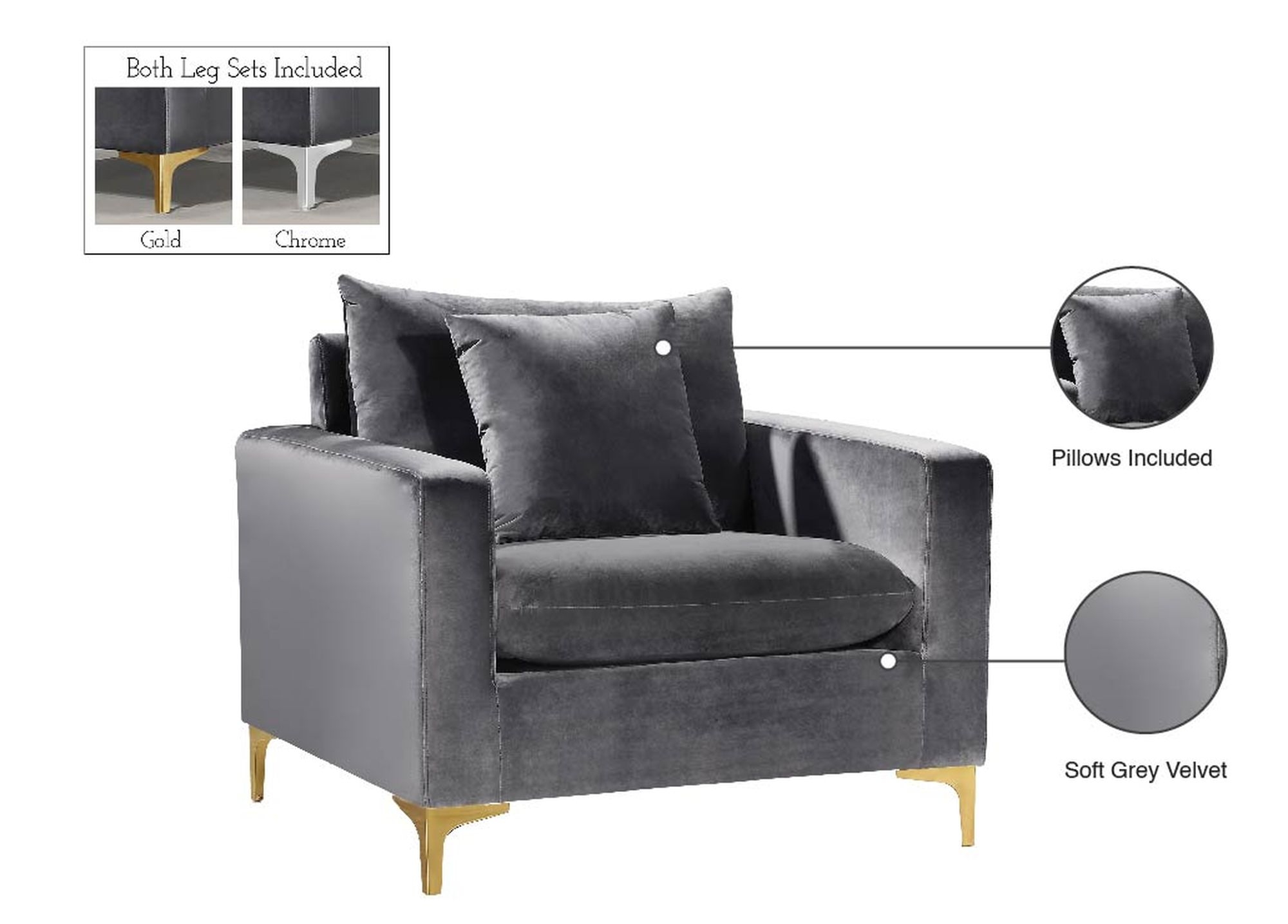 Naomi Velvet Chair
