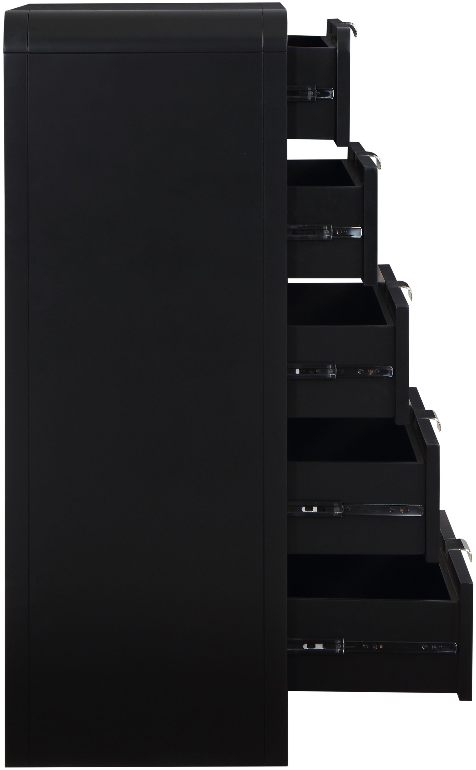 Sage 5-Drawer Wood Chest with Natural Cane Drawer Front