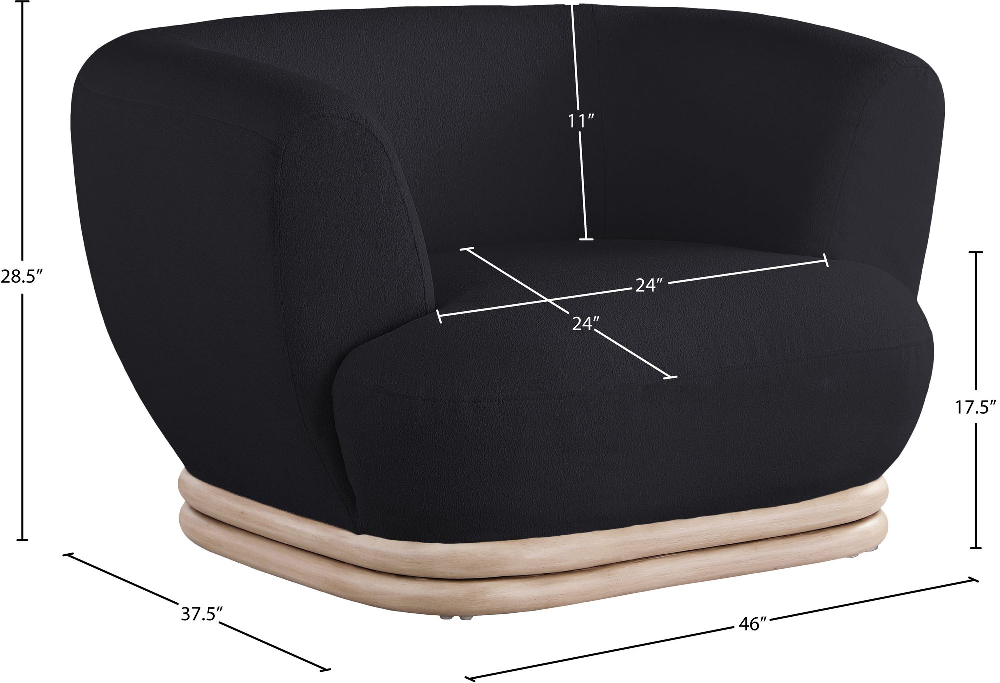 Kipton Boucle Fabric Chair