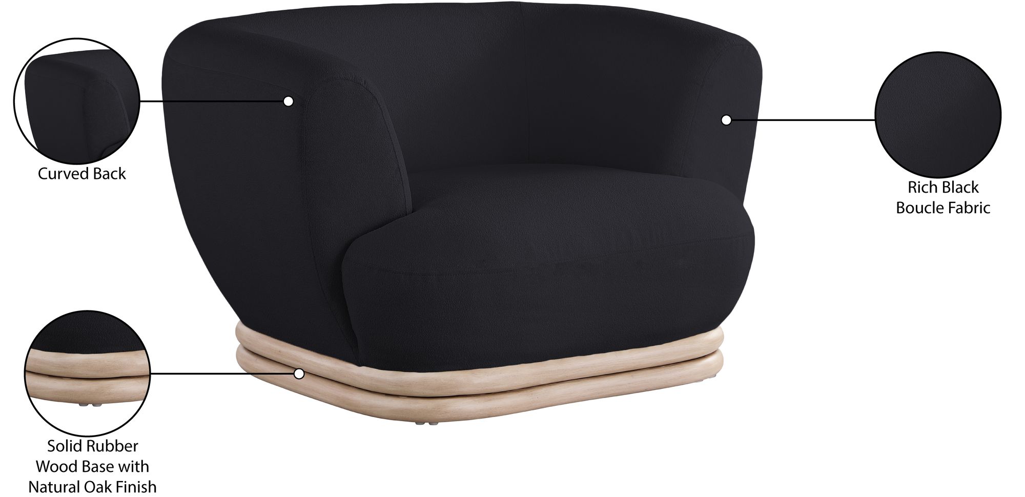 Kipton Boucle Fabric Chair