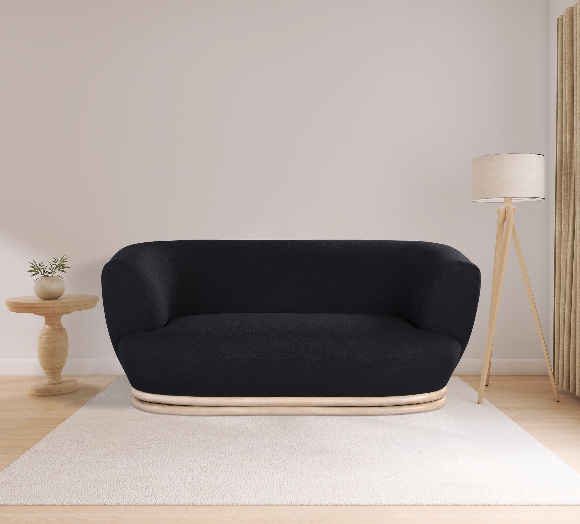 Kipton Boucle Fabric Loveseat