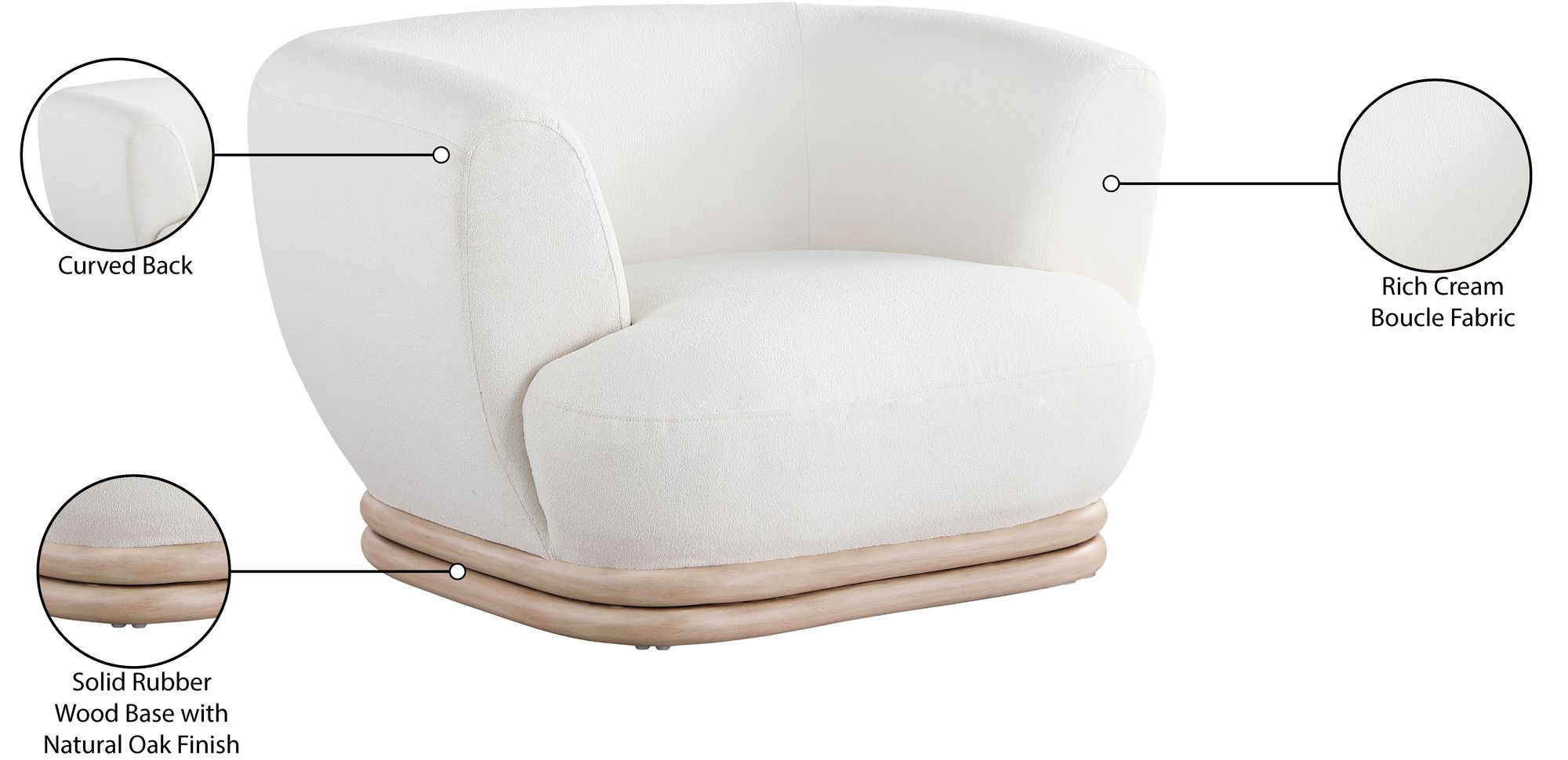Kipton Boucle Fabric Chair