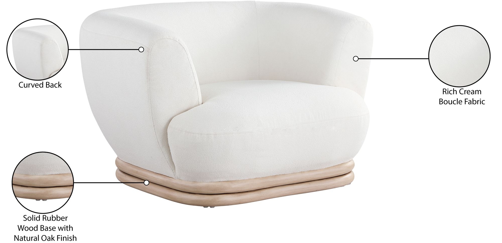 Kipton Boucle Fabric Chair