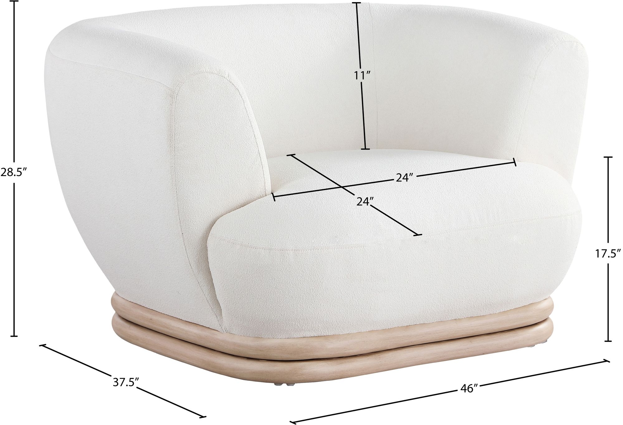 Kipton Boucle Fabric Chair