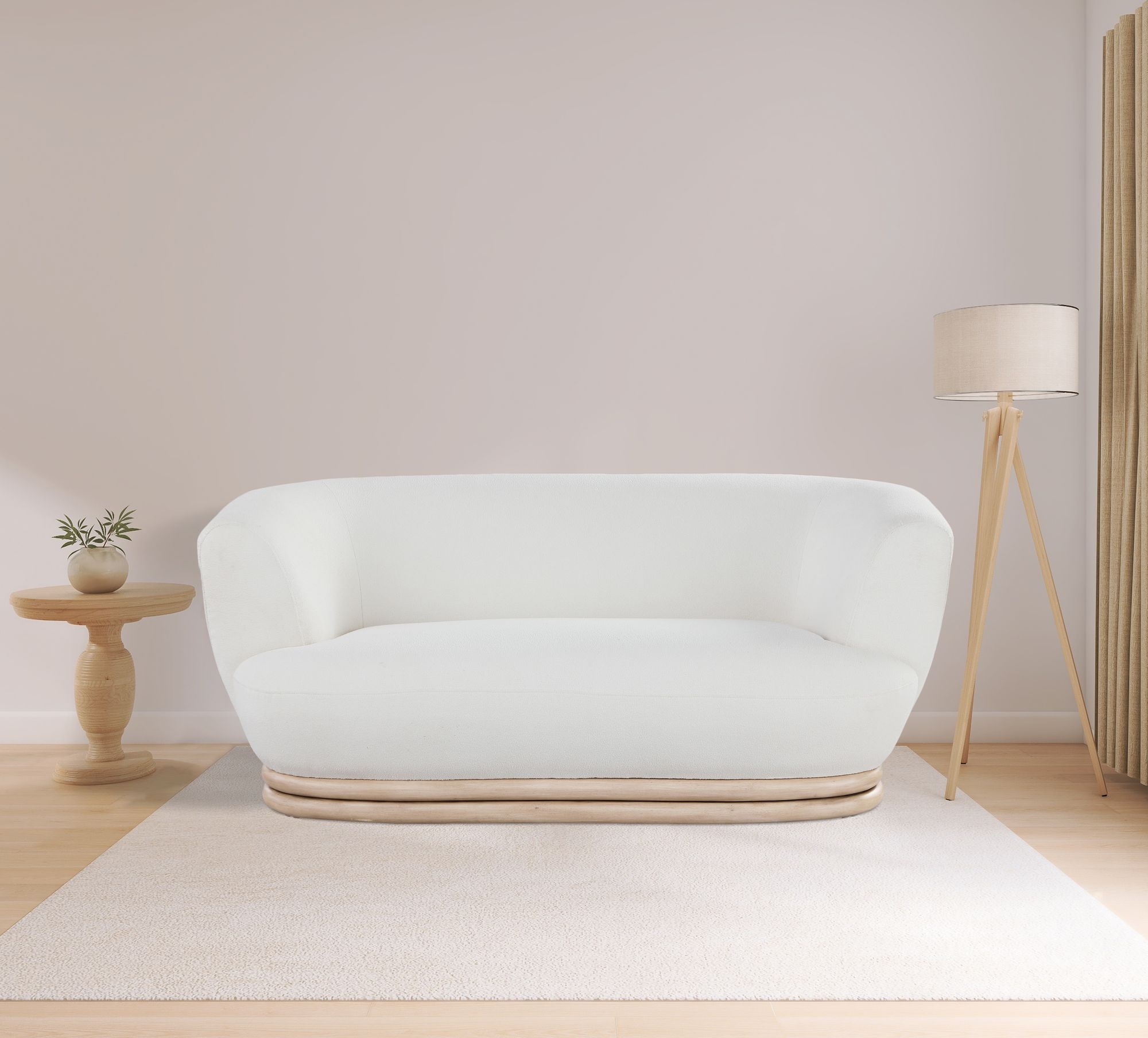 Kipton Boucle Fabric Loveseat