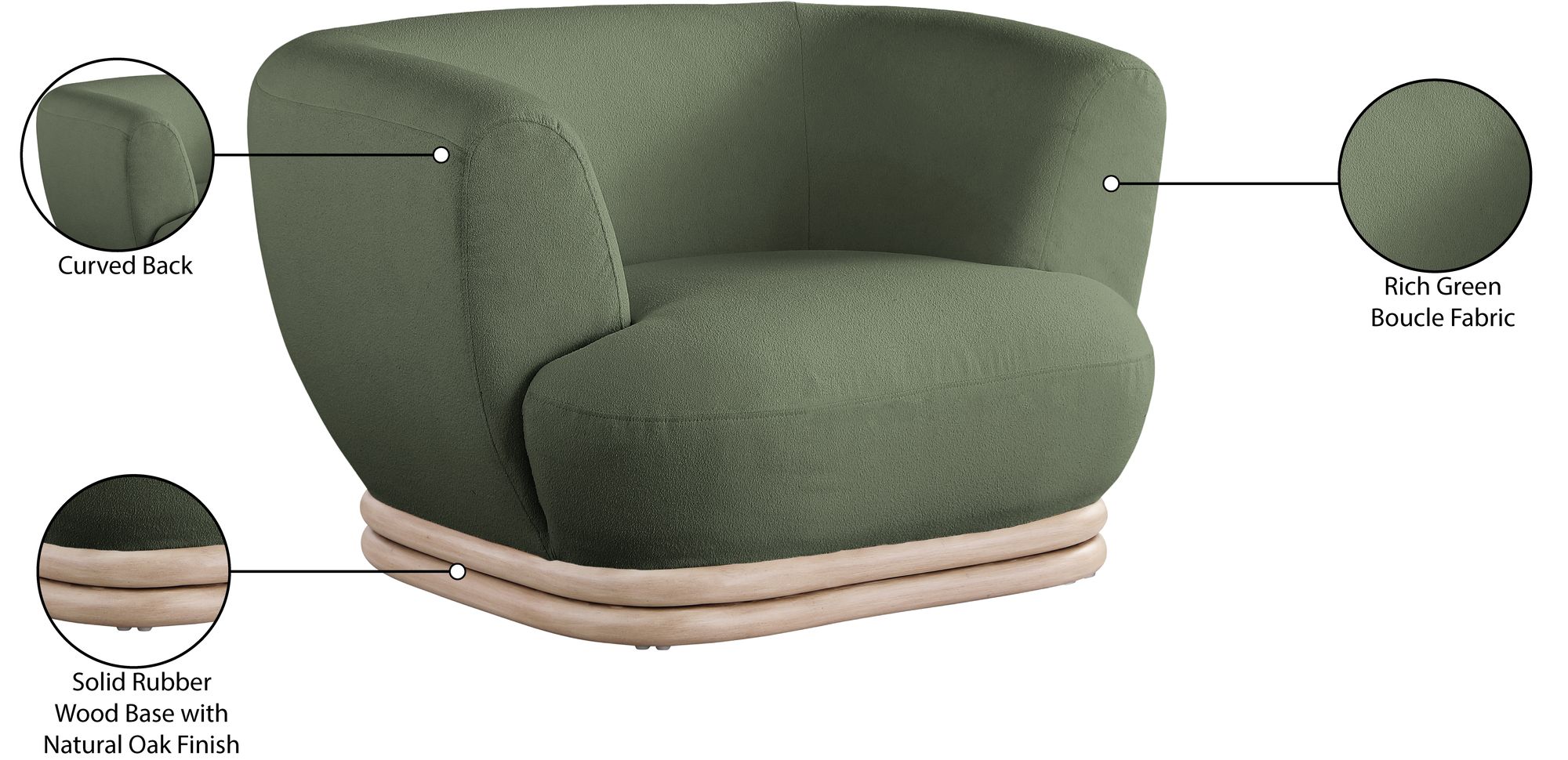 Kipton Boucle Fabric Chair