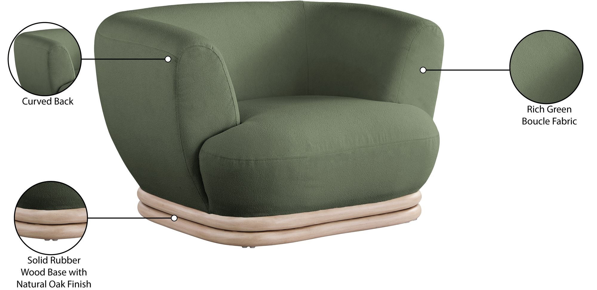 Kipton Boucle Fabric Chair