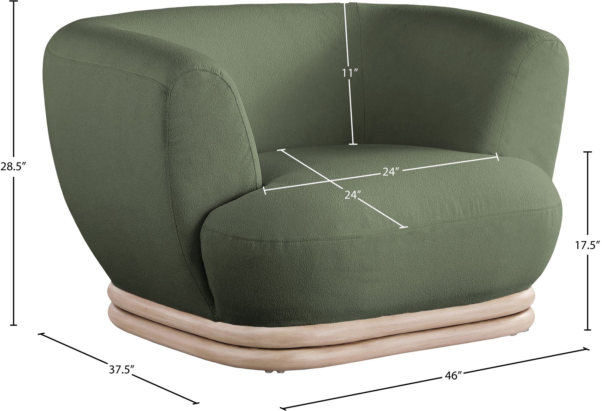 Kipton Boucle Fabric Chair