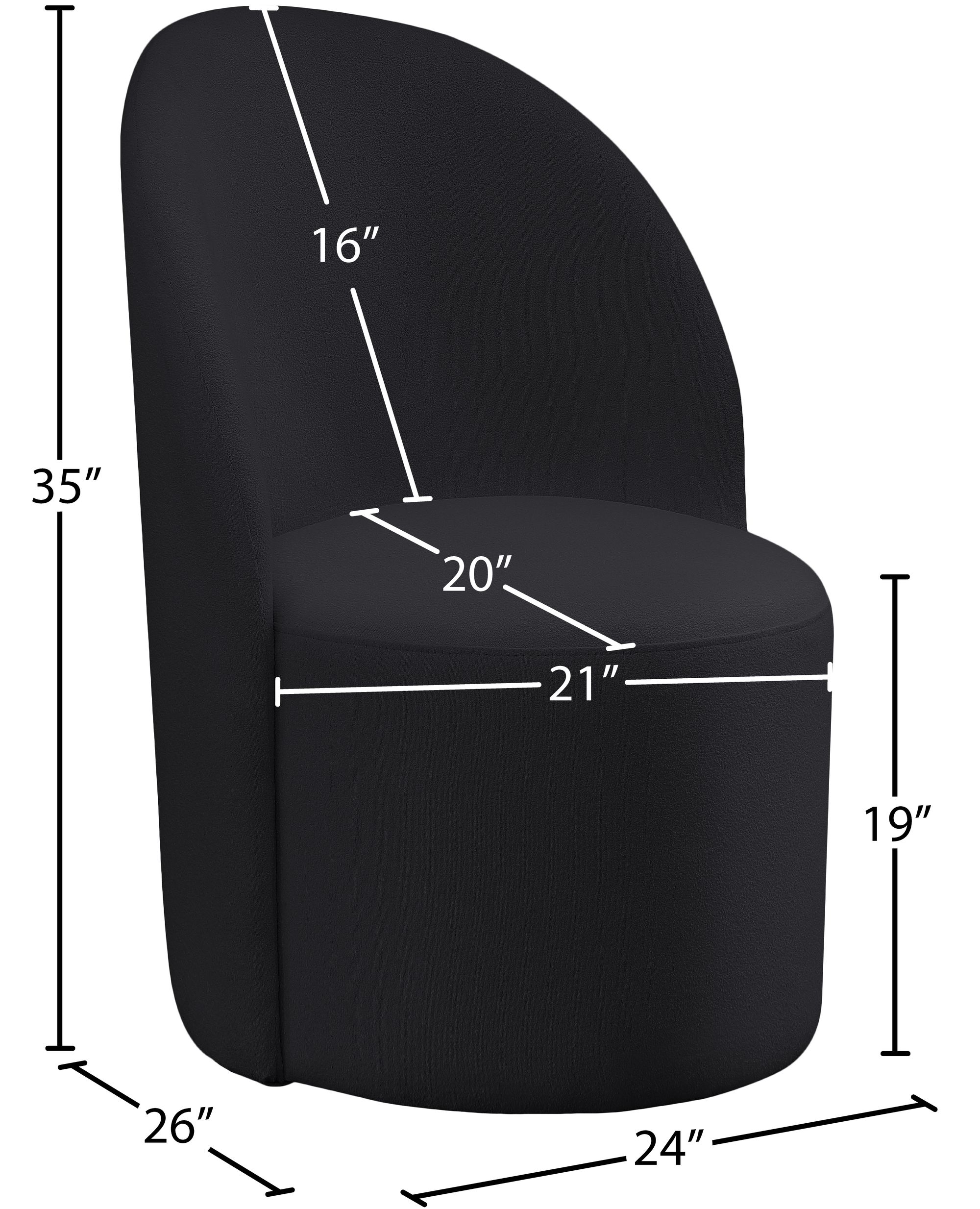 Hautely Boucle Fabric Accent Chair