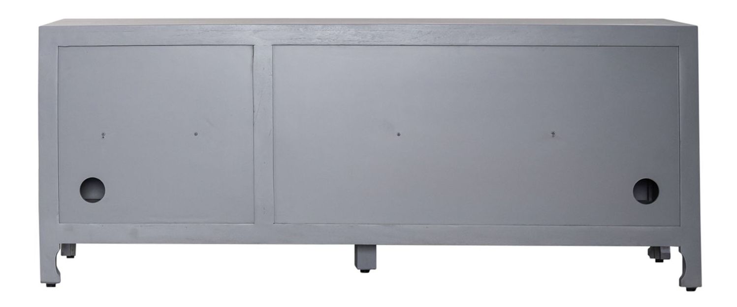 Marisol Wood 65-Inch Accent TV Stand w/3 Doors