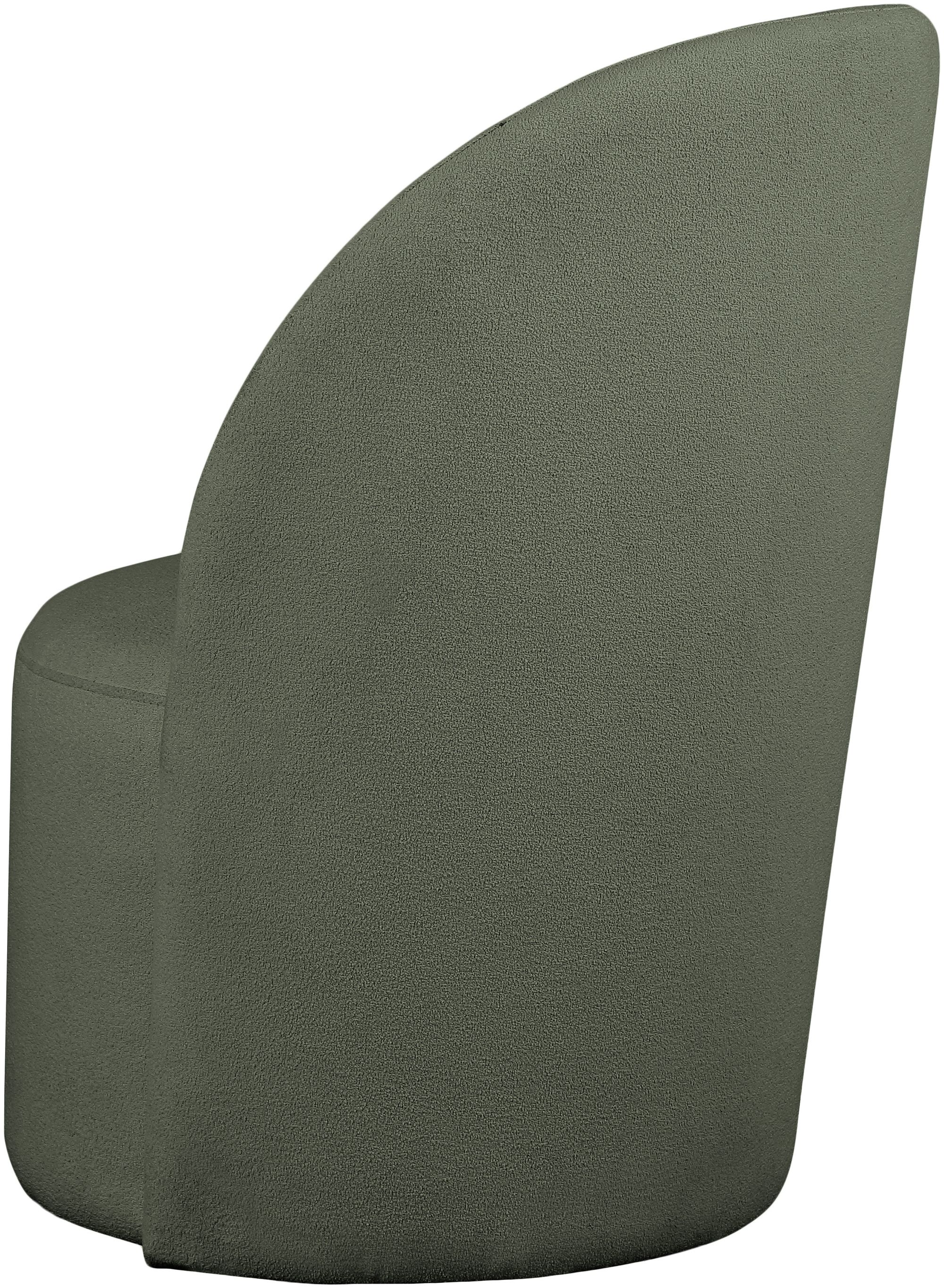 Hautely Boucle Fabric Accent Chair