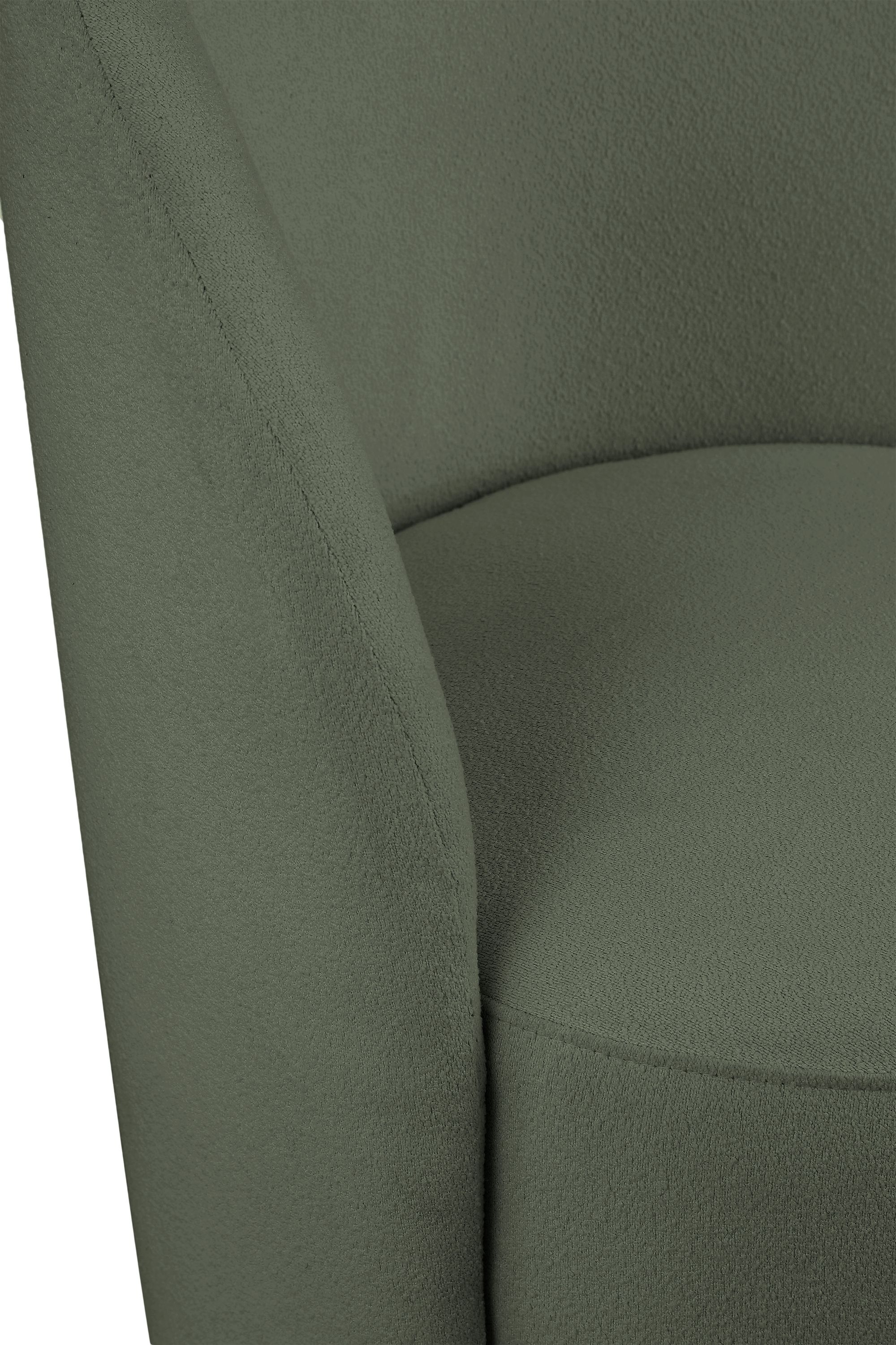 Hautely Boucle Fabric Accent Chair