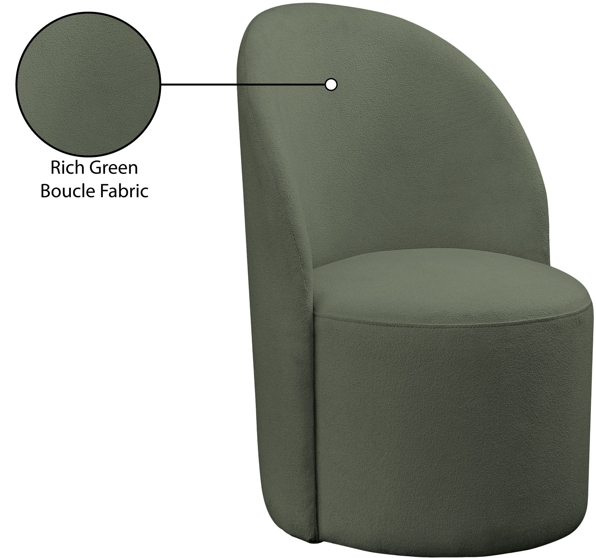 Hautely Boucle Fabric Accent Chair