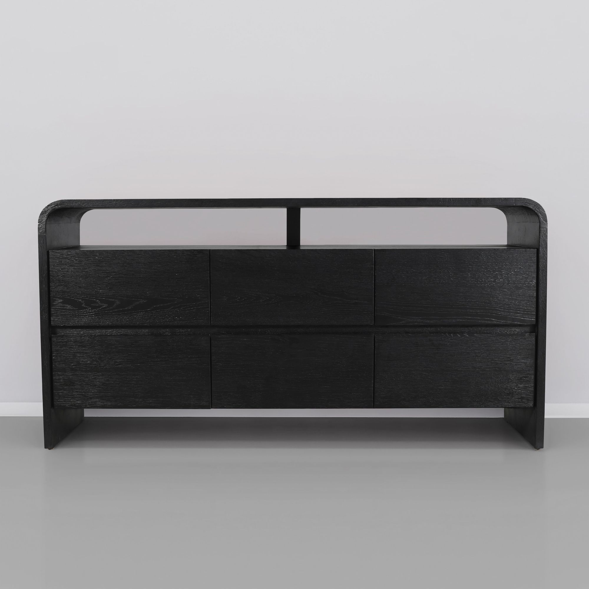 Cresthill 6-Drawer Wood Dresser