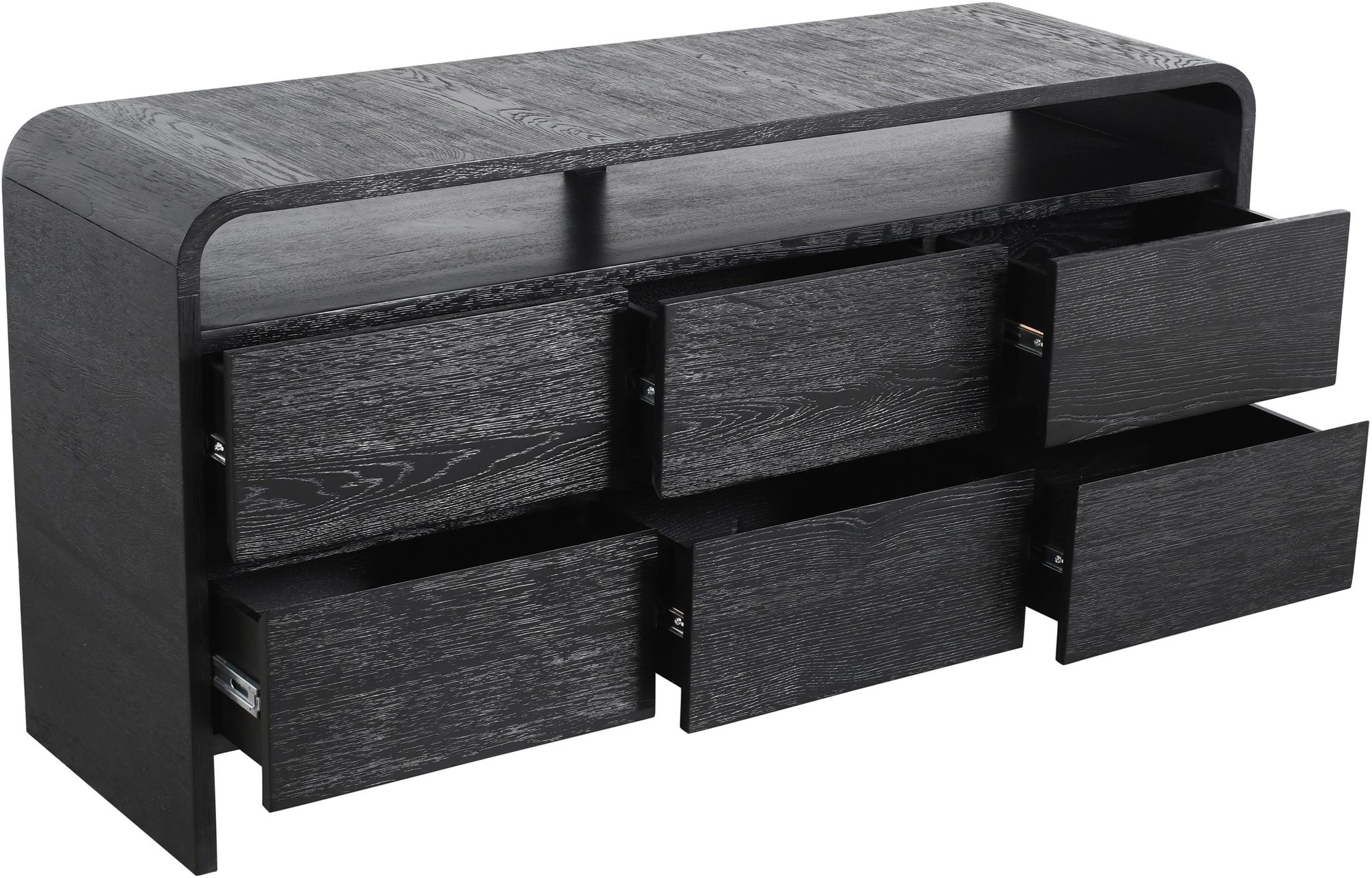 Cresthill 6-Drawer Wood Dresser