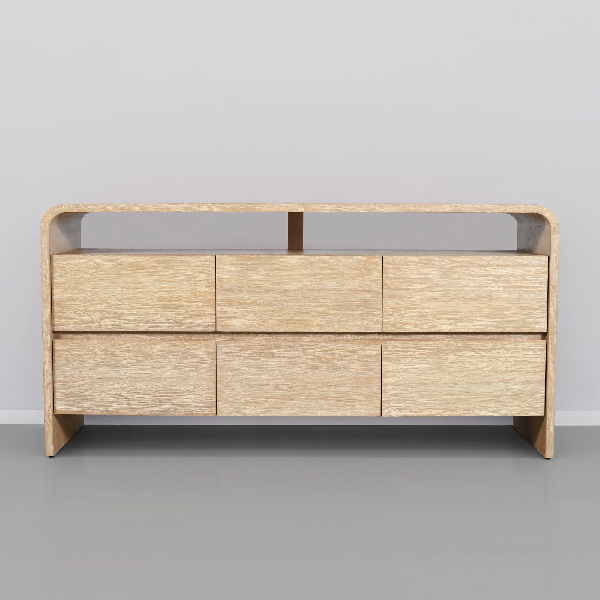 Cresthill 6-Drawer Wood Dresser