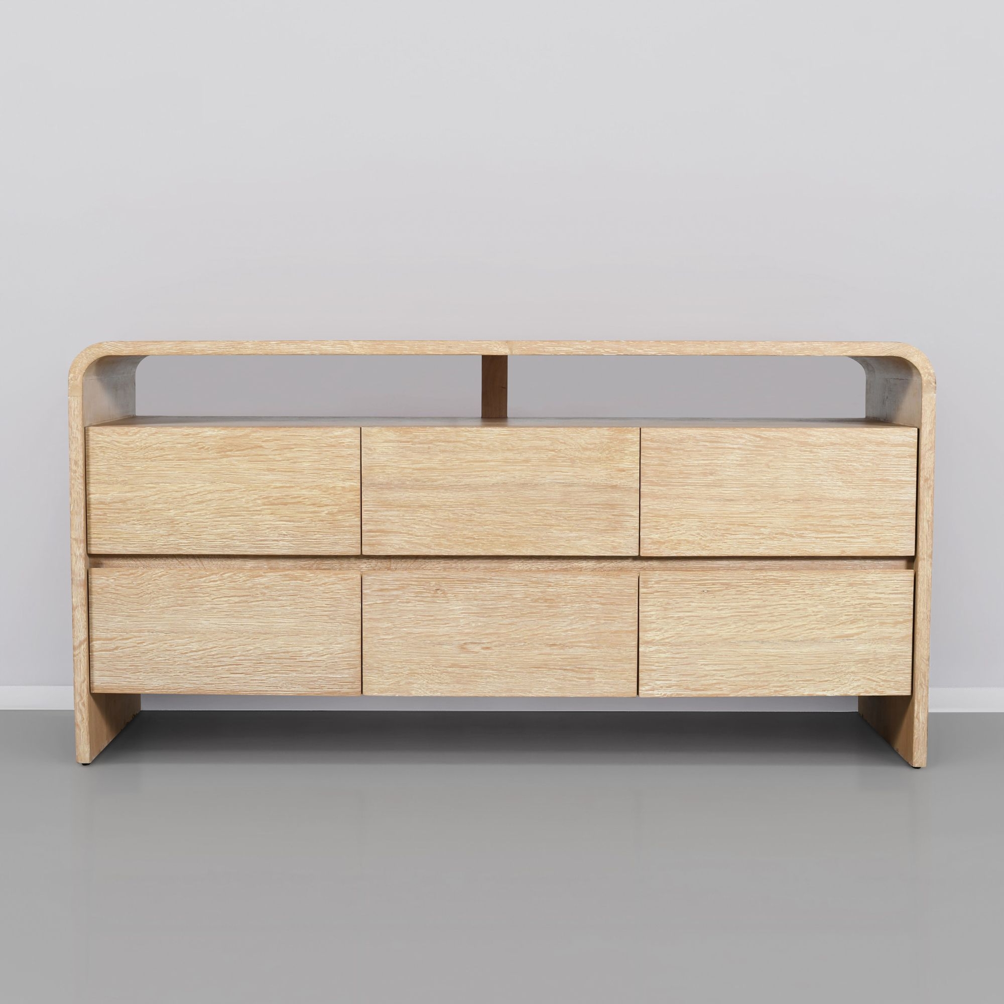 Cresthill 6-Drawer Wood Dresser