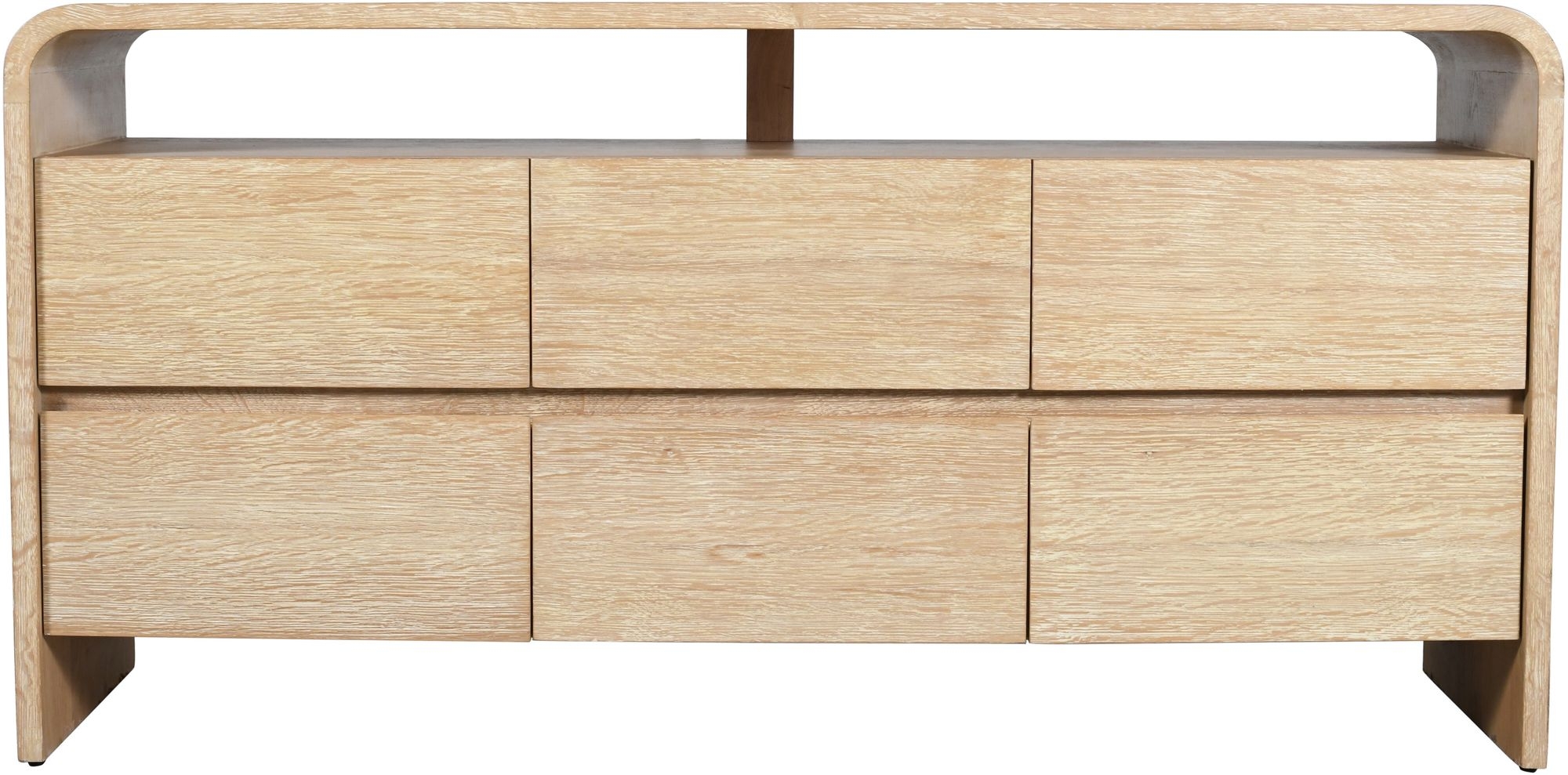 Cresthill 6-Drawer Wood Dresser