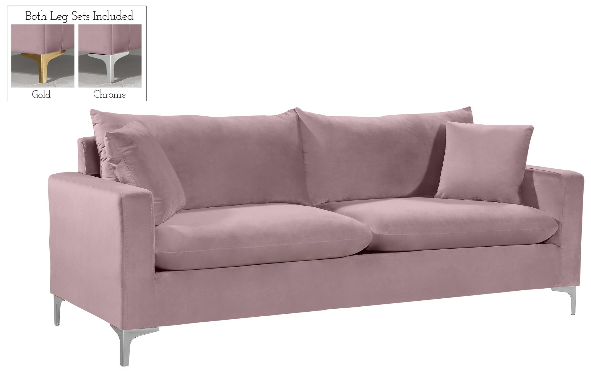 Naomi Velvet Sofa
