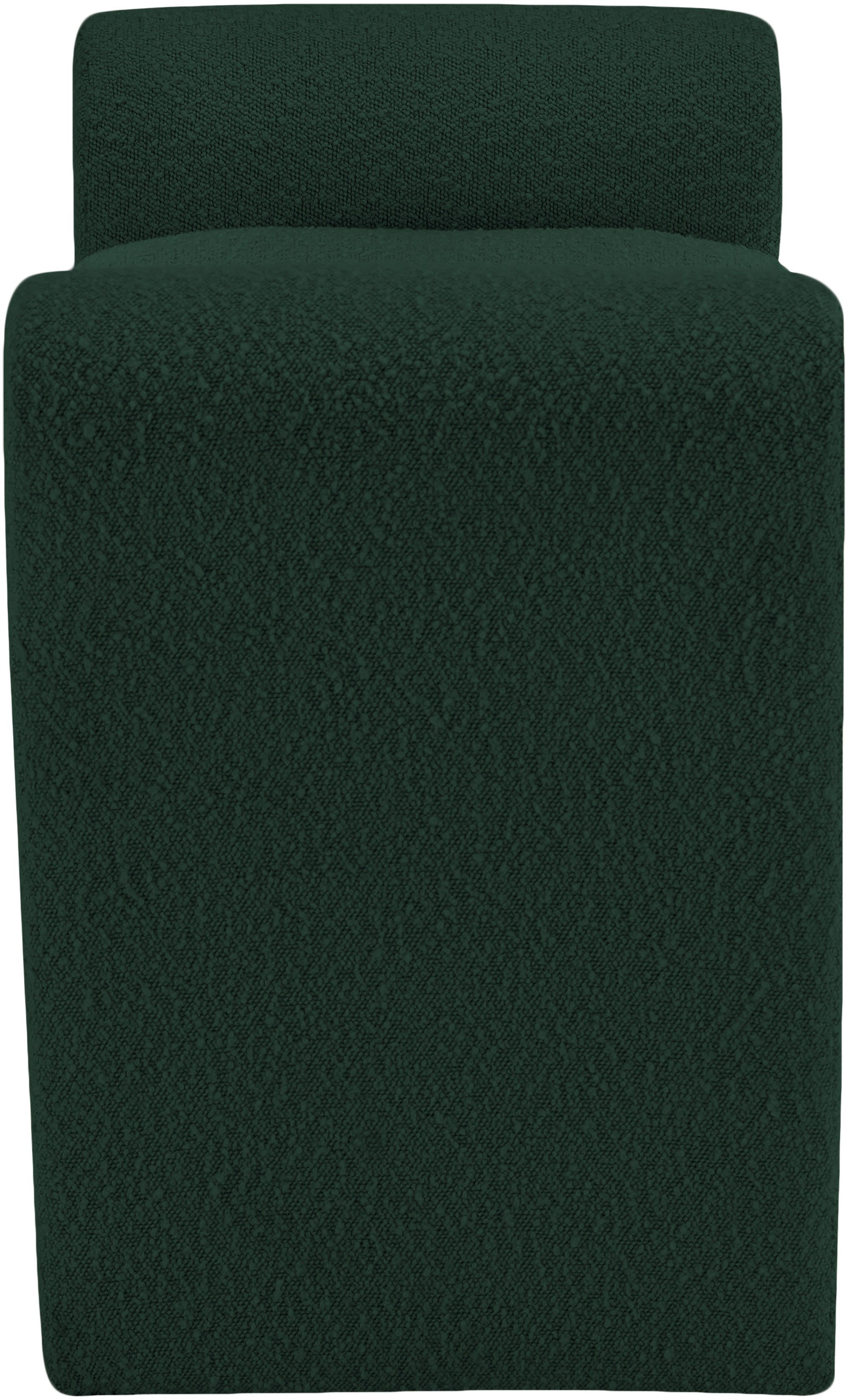 Stylus 31.5" Boucle Fabric Bench