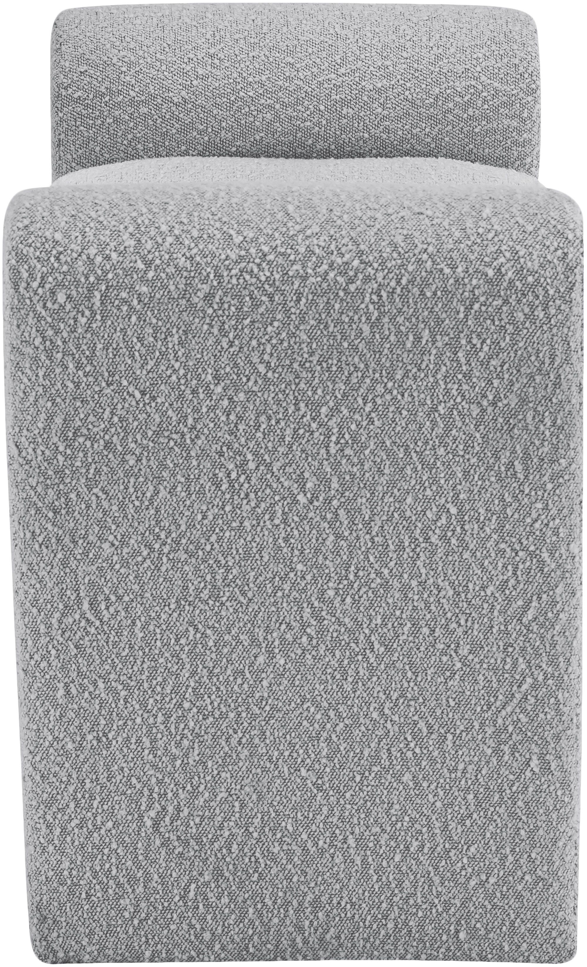 Stylus 31.5" Boucle Fabric Bench