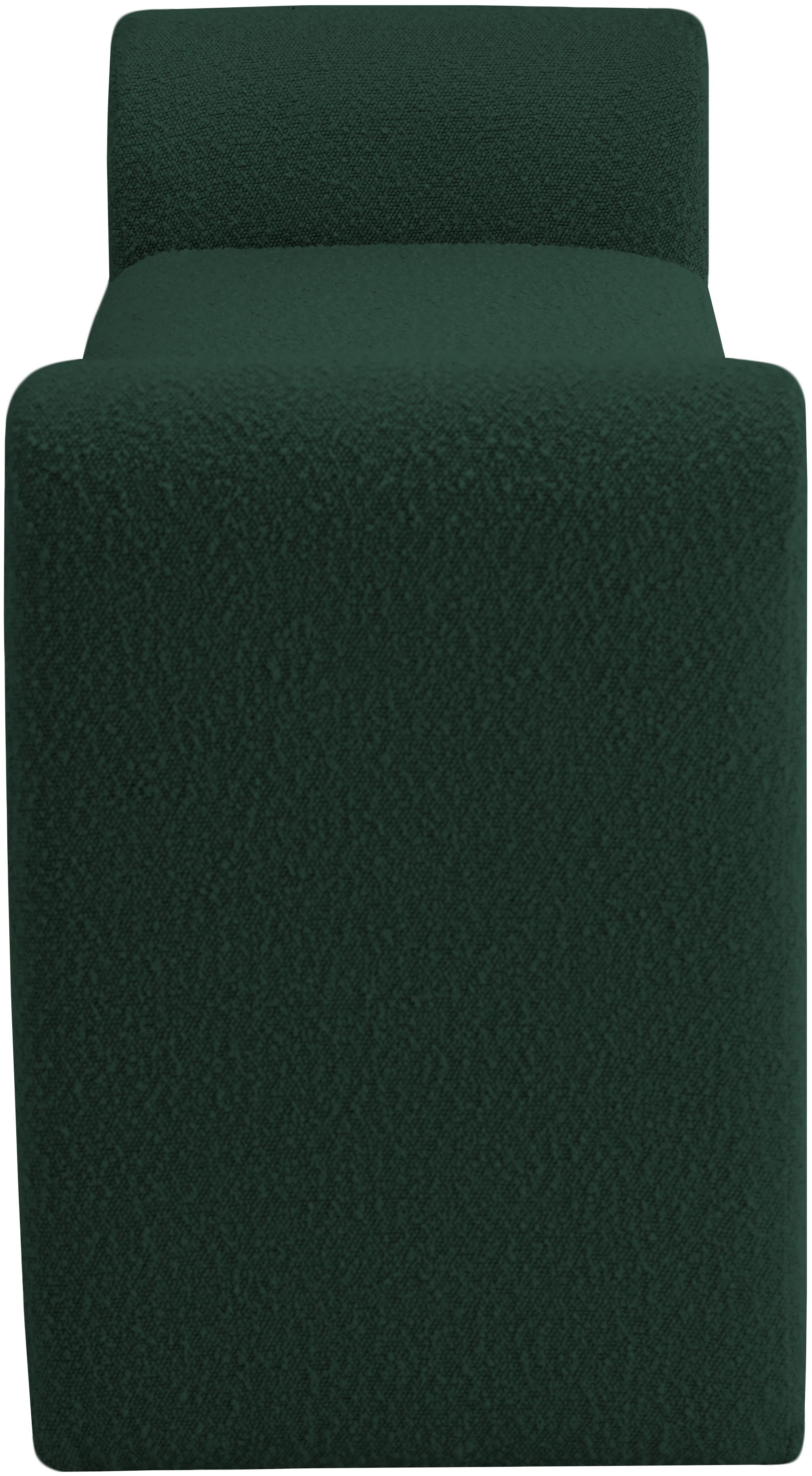 Stylus 51" Boucle Fabric Bench
