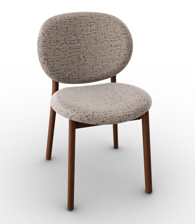 Ines Upholstery/Wood Dining Chair