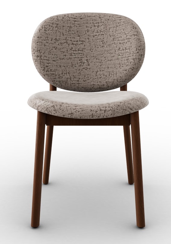 Ines Aspen Fabric/Wood Dining Chair